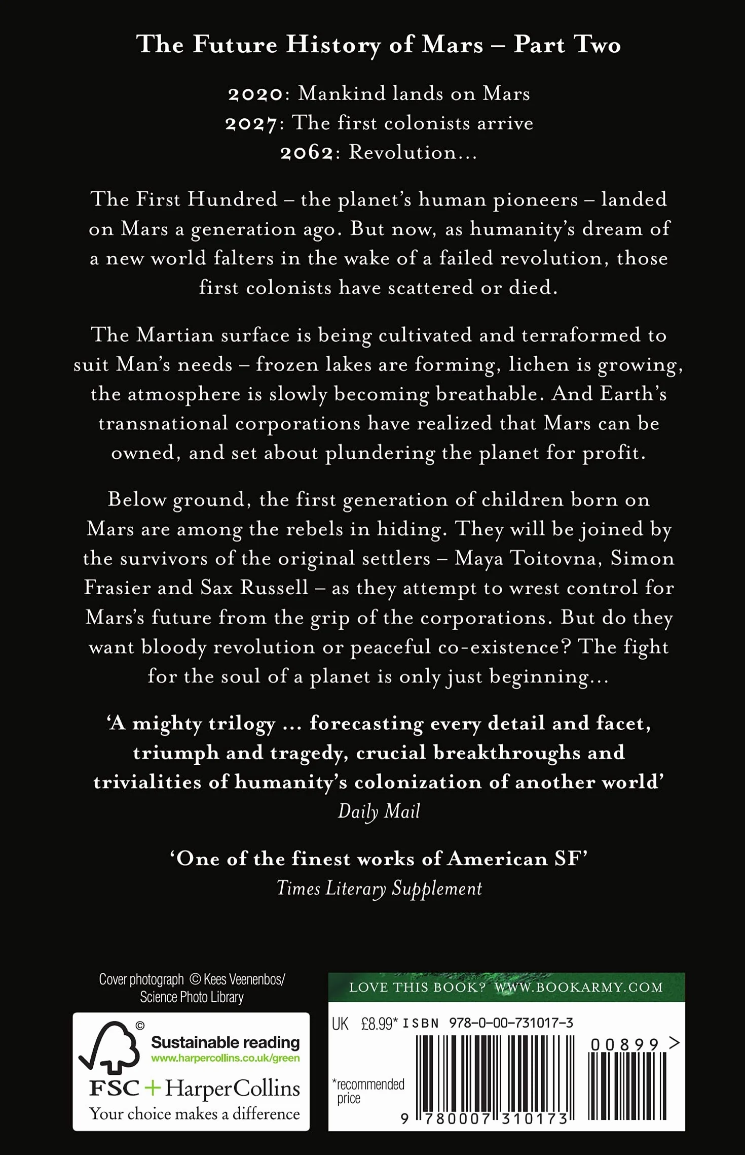 Green Mars: An unforgettable dystopian sci-fi novel