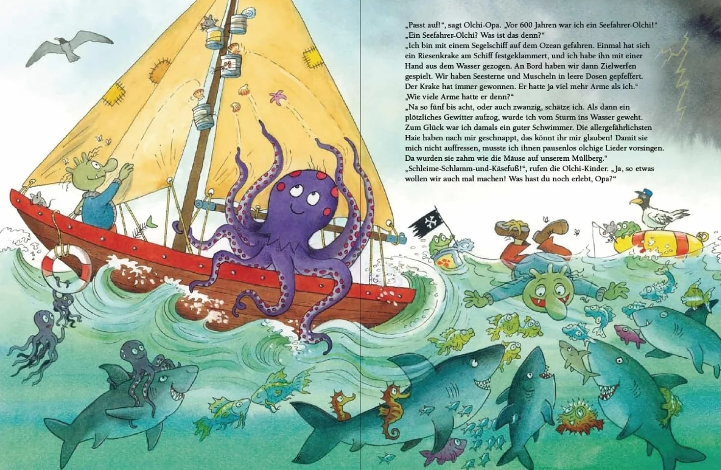 Die Olchis. Olchi-Opas krötigste Abenteuer. SuperBuch