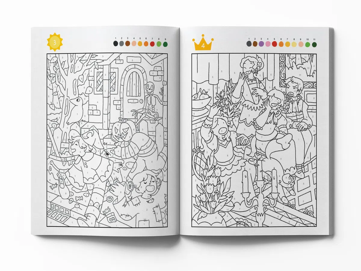 Mes 300 coloriages au numéro: Avec 1 crayon multi-mines offert