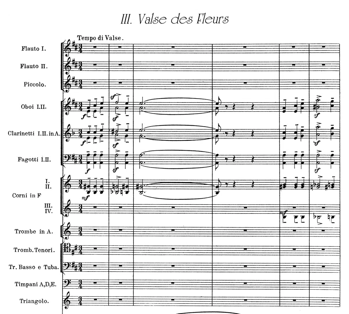 Pyotr Ilyich Tchaikovsky Nutcracker Suite Full Score