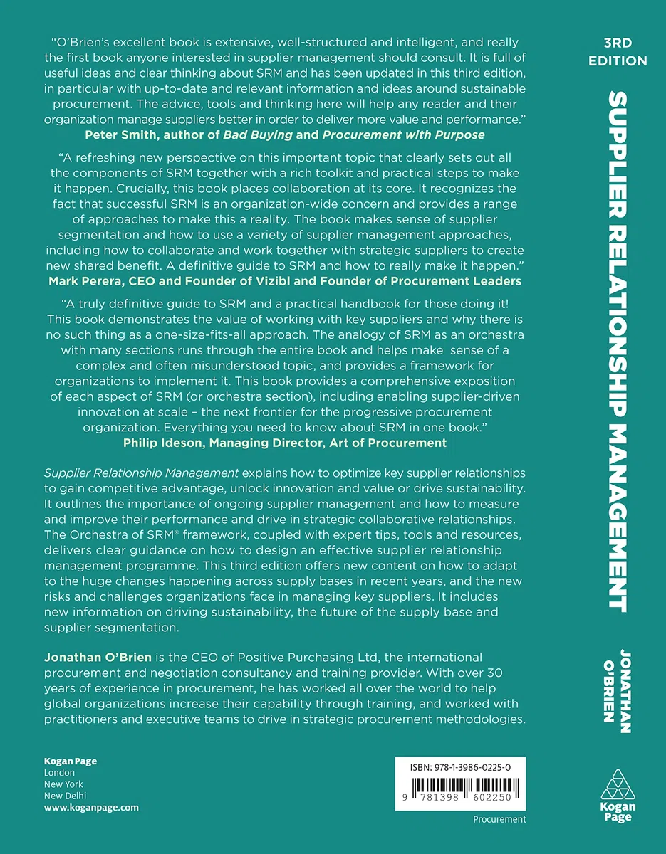 Supplier Relationship Management: Unlocking the Value in Your Supply Base