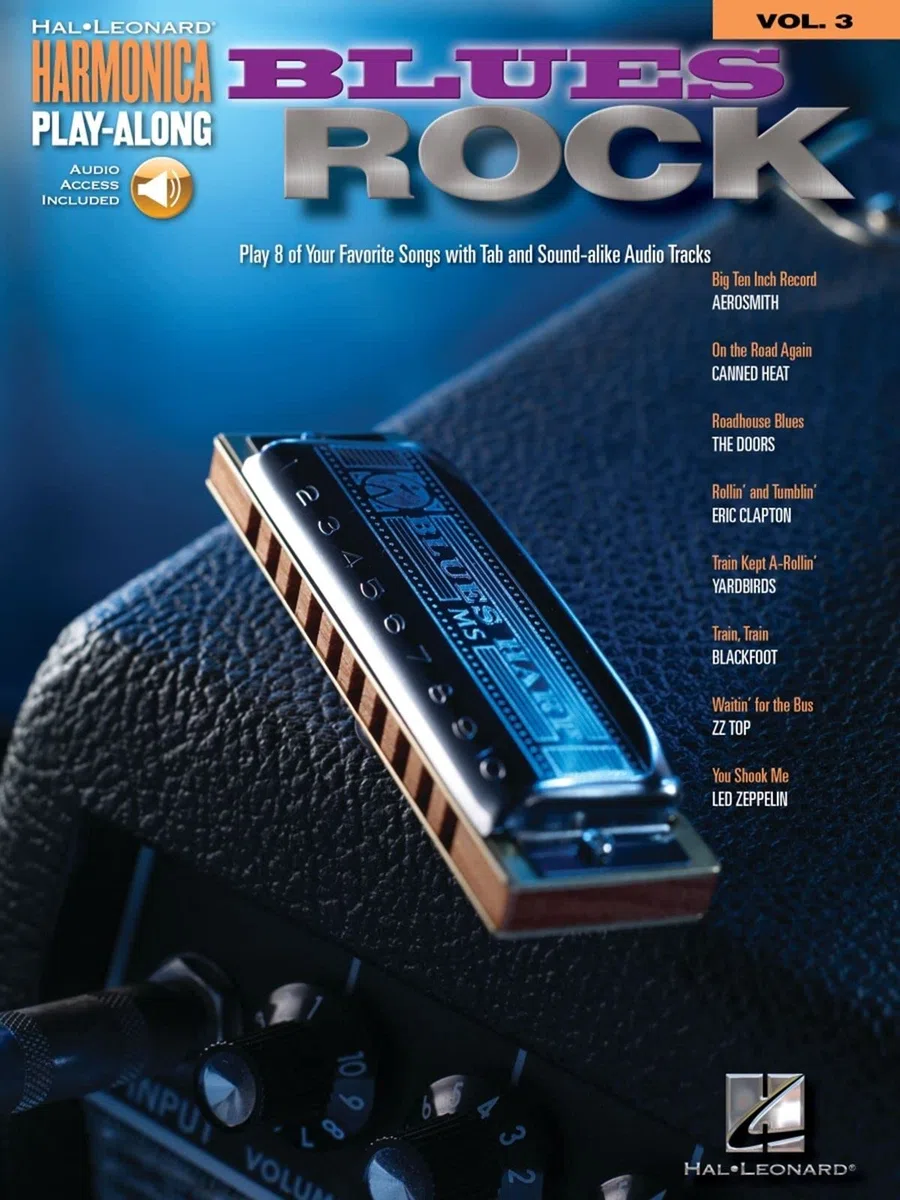 Blues Rock Harmonica Play-Along Volume 3 with CD