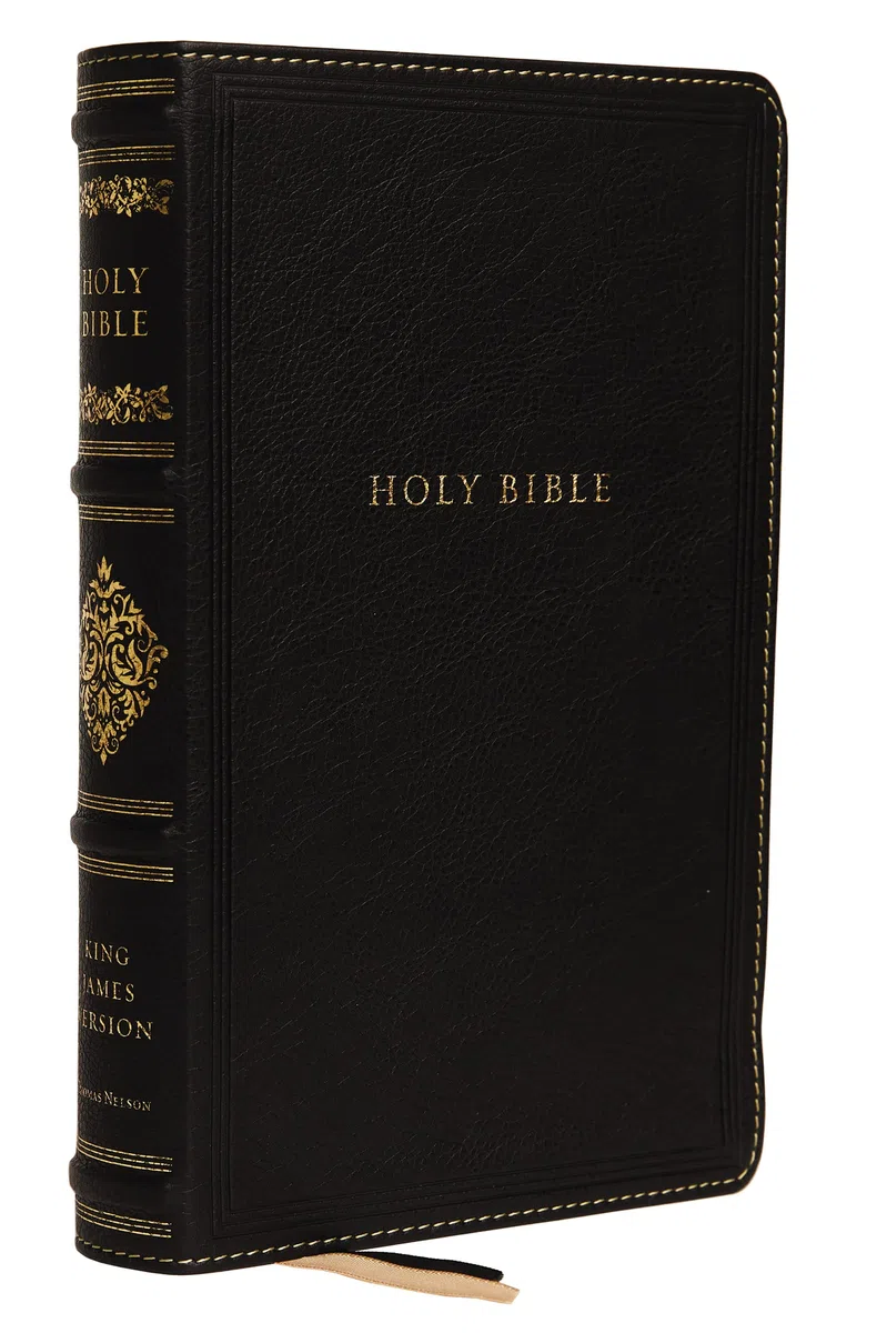 Kjv, Sovereign Collection Bible, Personal Size, Genuine Leather, Black, Red Letter Edition, Comfort Print: Holy Bible, King James Version