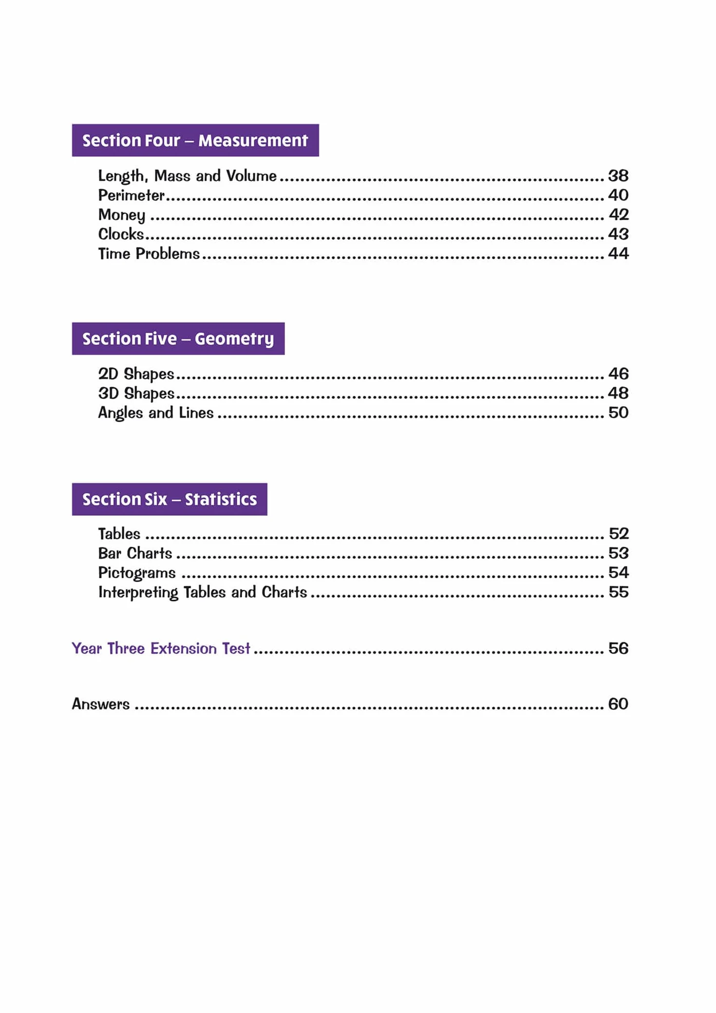 KS2 Maths Year 3 Stretch Targeted Question Book