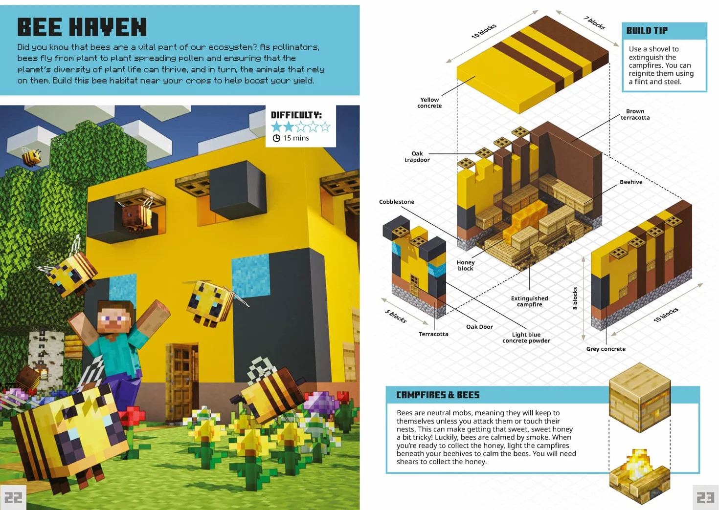 Minecraft Amazing Bite Size Builds: NEW and Official for 2022 with over 20 original mini-projects to build in the game: perfect for beginners, kids, teens and adults alike!