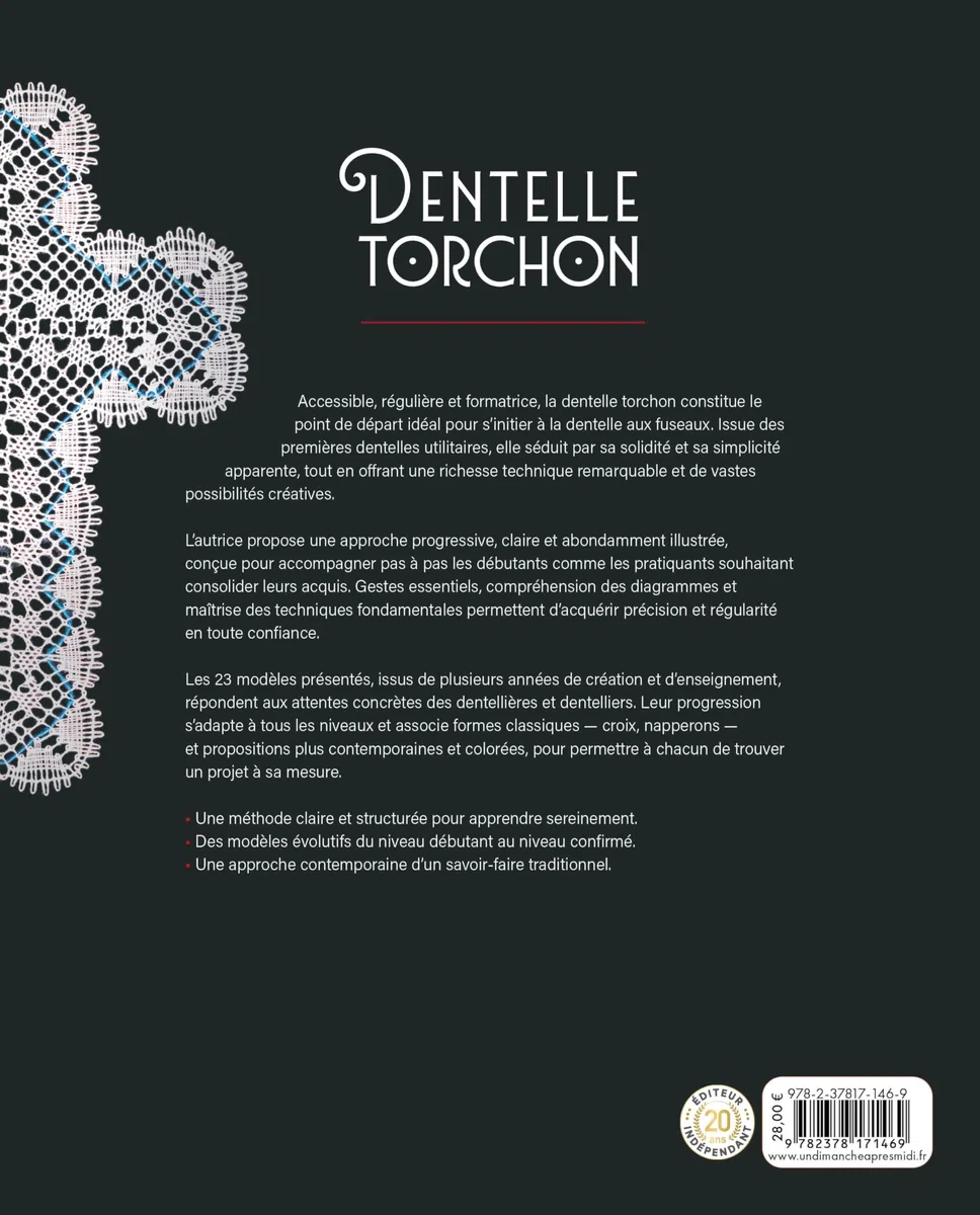 Dentelle torchon: 23 modèles contemporains