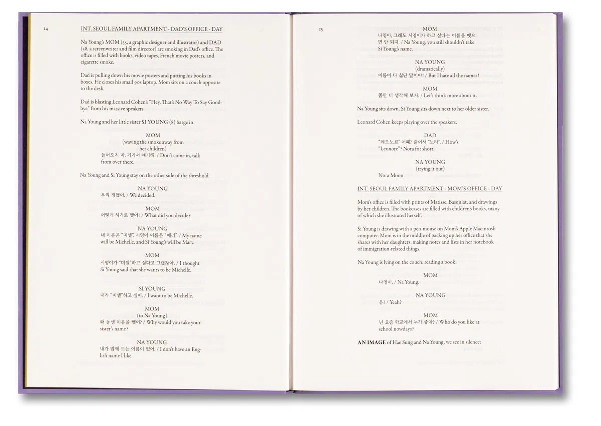Past Lives Screenplay Book