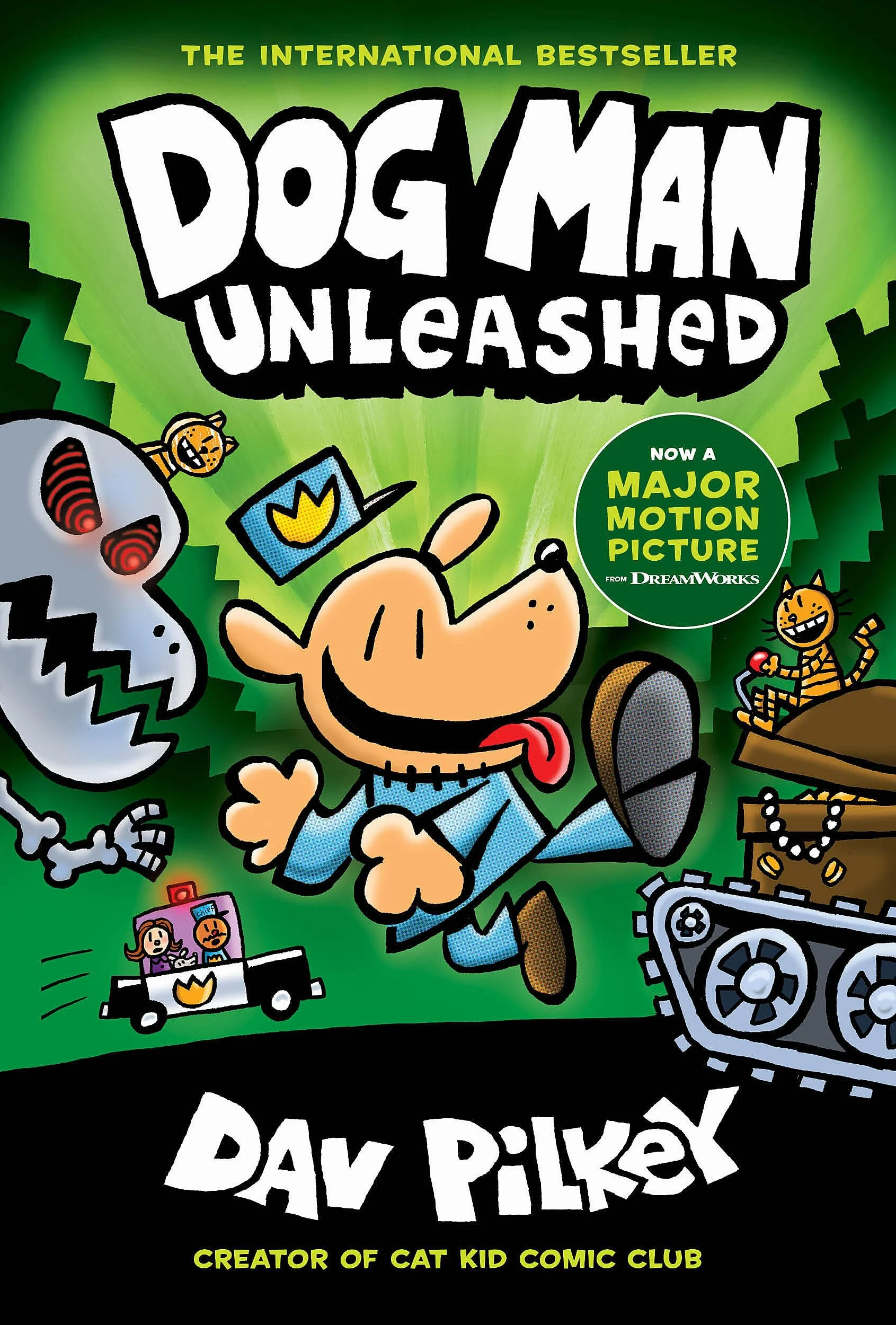 Dog Man Unleashed: A Graphic Novel (Dog Man #2): From the Creator of Captain Underpants: Volume 2