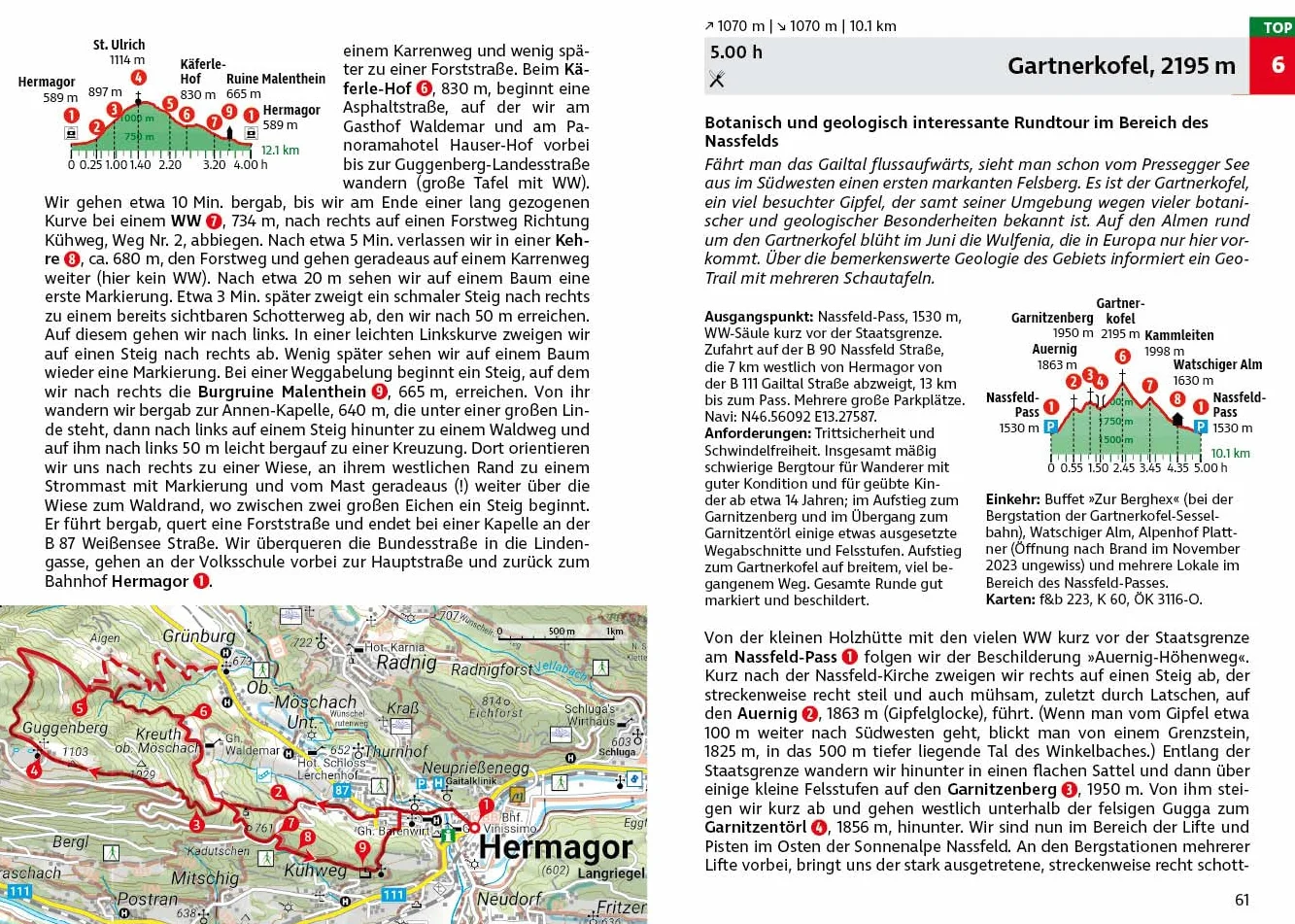 Kärntner Seen: Wanderungen um die Seen und auf die Berge. 60 Touren mit GPS-Tracks
