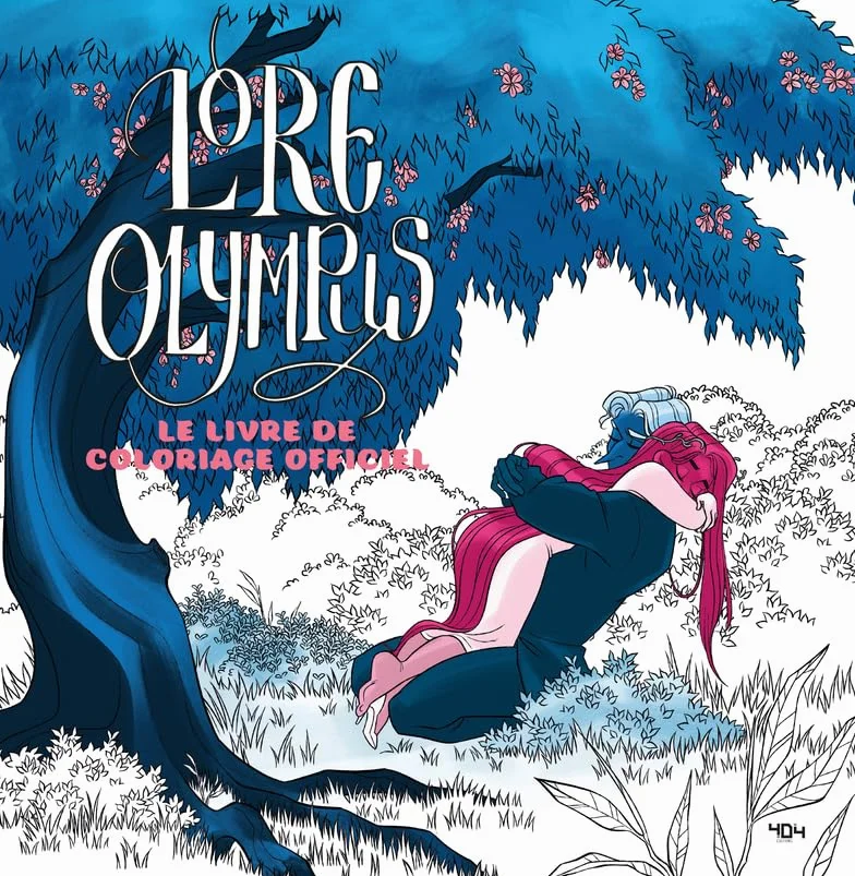 Lore Olympus - Le livre de coloriage officiel - livre de coloriage adulte du webtoon à succès de Rachel Smythe - idée cadeau originale