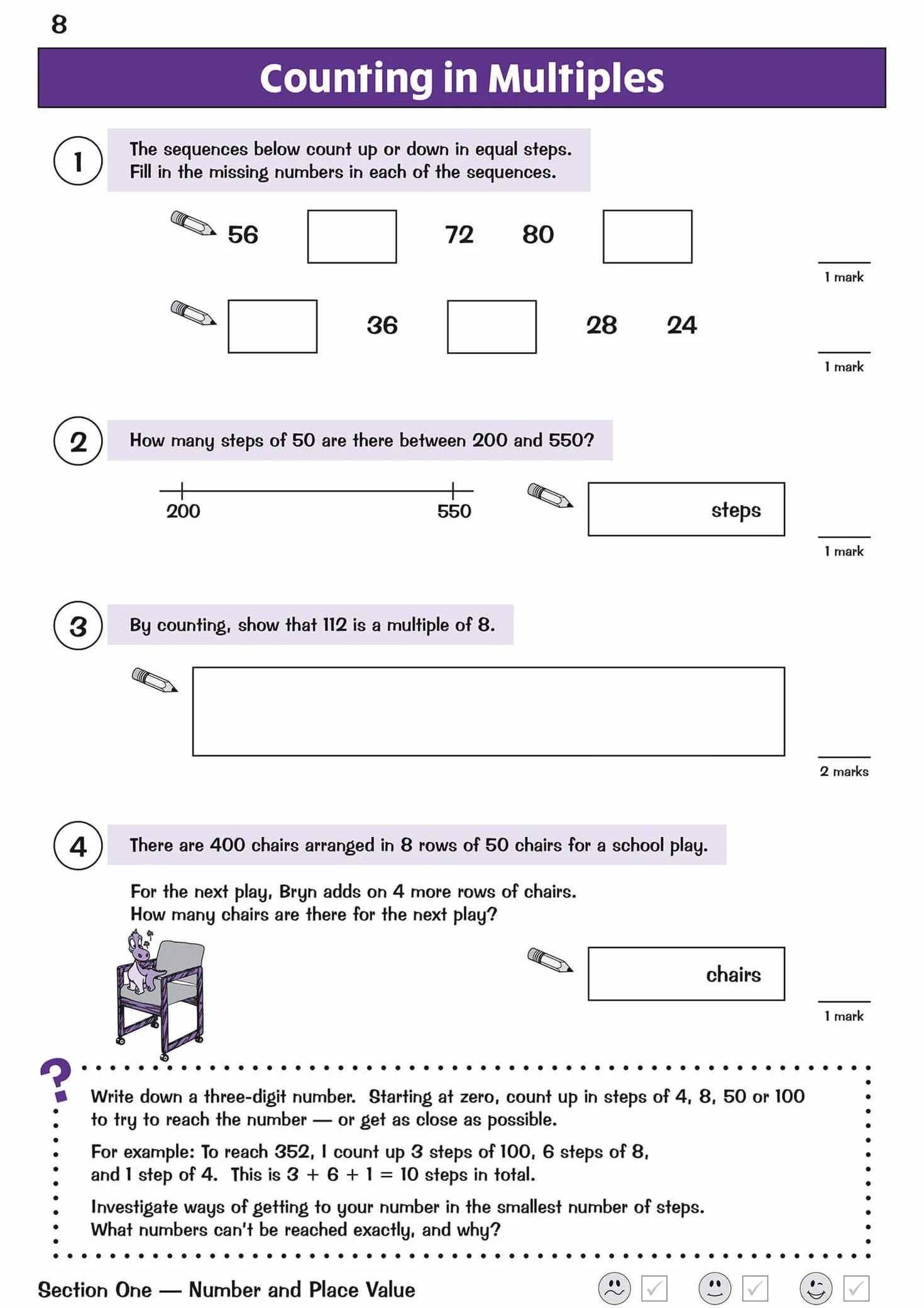 KS2 Maths Year 3 Stretch Targeted Question Book