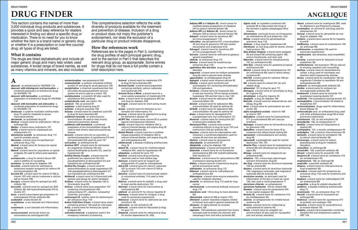 New Guide to Medicine and Drugs: Complete Home Reference to Over 3,000 Medicines