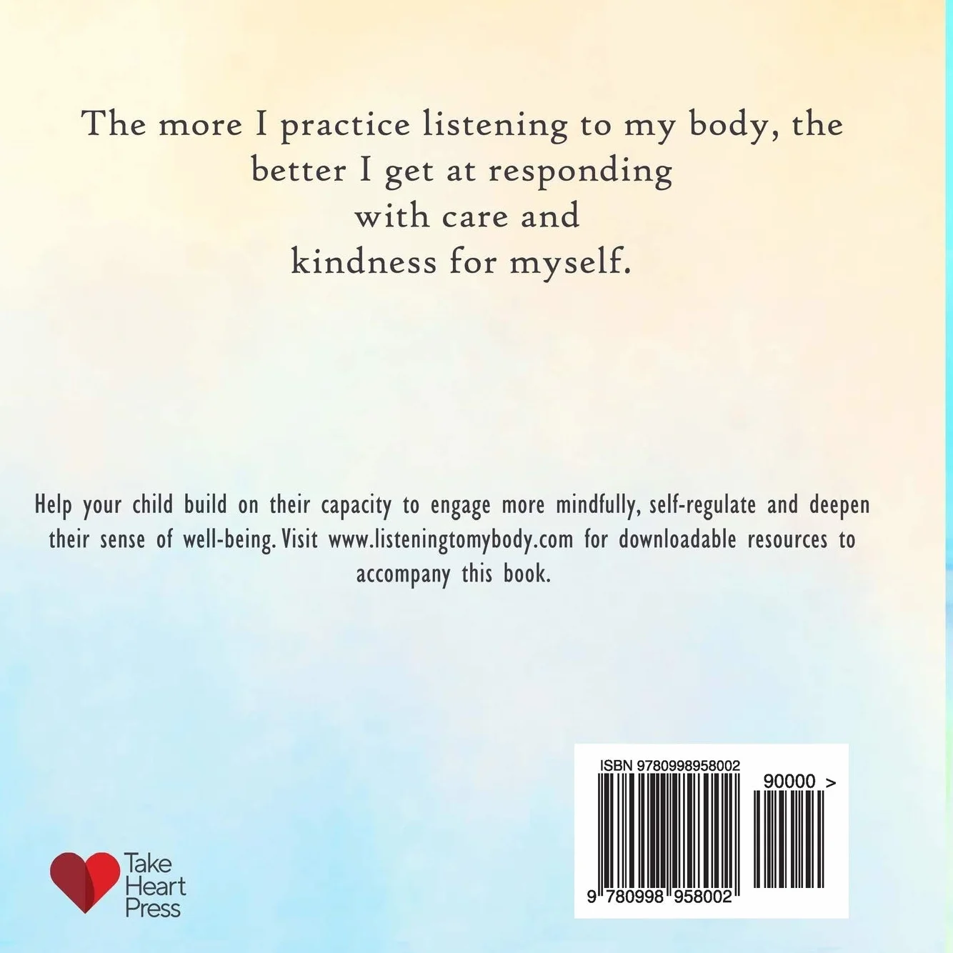 Listening to My Body: A guide to helping kids understand the connection between their sensations (what the heck are those?) and feelings so that they can get better at figuring out what they need.
