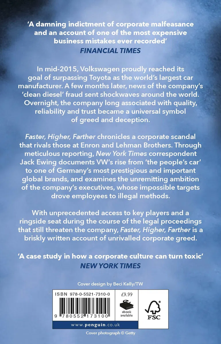 Faster Higher Farther: The Inside Story of the Volkswagen Scandal