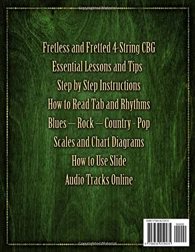 101 Riffs and Solos for Four-String Cigar Box Guitar: Essential Lessons for 4 String Slide Cigar Box Guitar