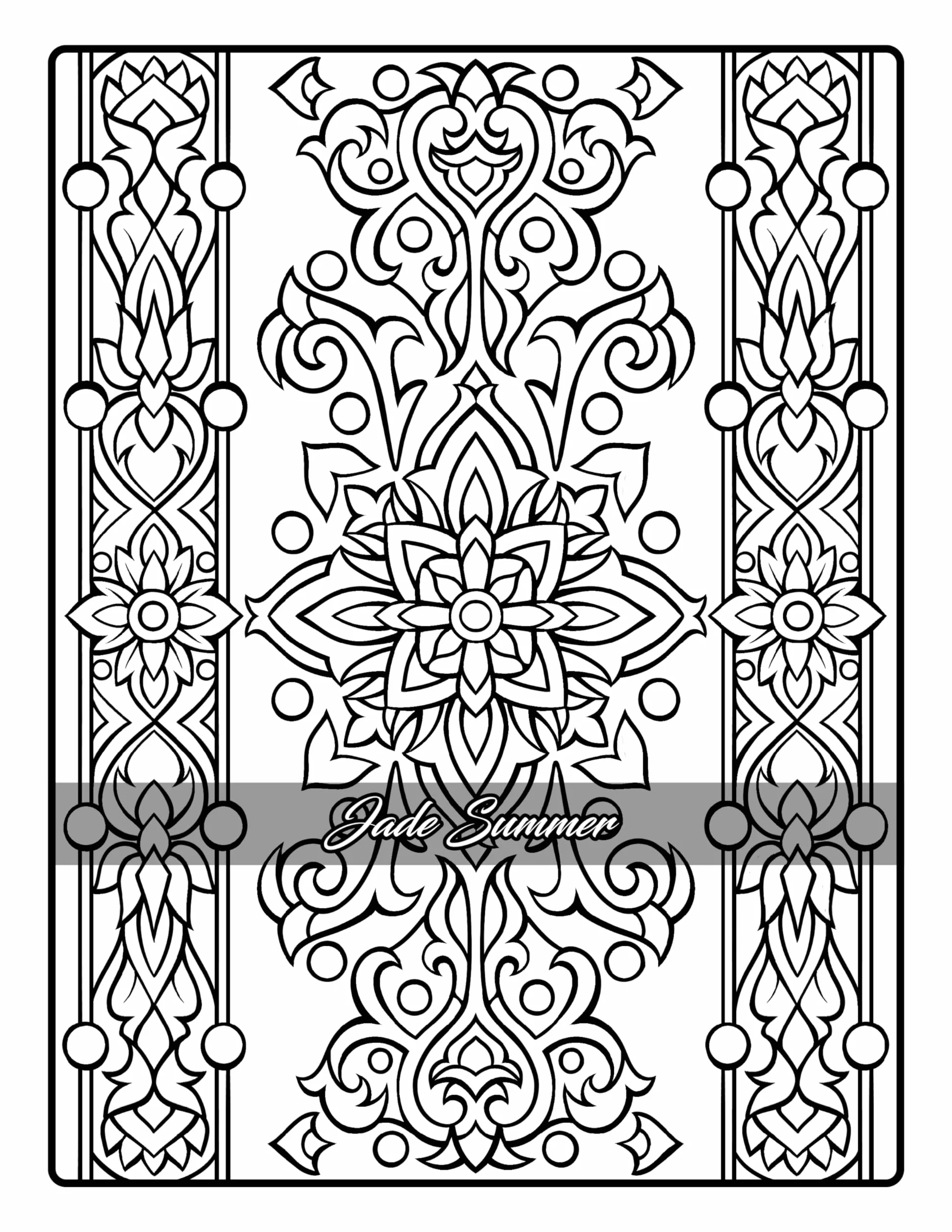 Elegant Patterns: Coloring Book for Adults with Beautiful Patterns for Mindfulness, Stress Relief, and Relaxation