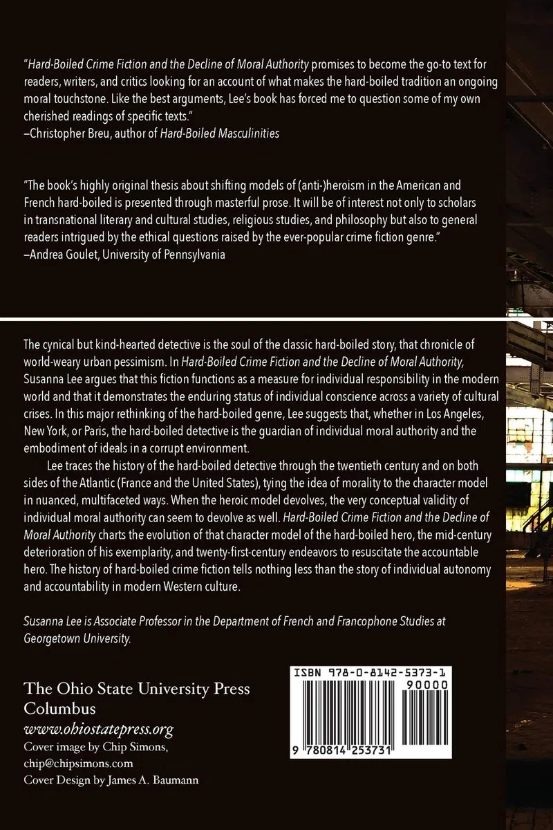 Hard-Boiled Crime Fiction and the Decline of Moral Authority