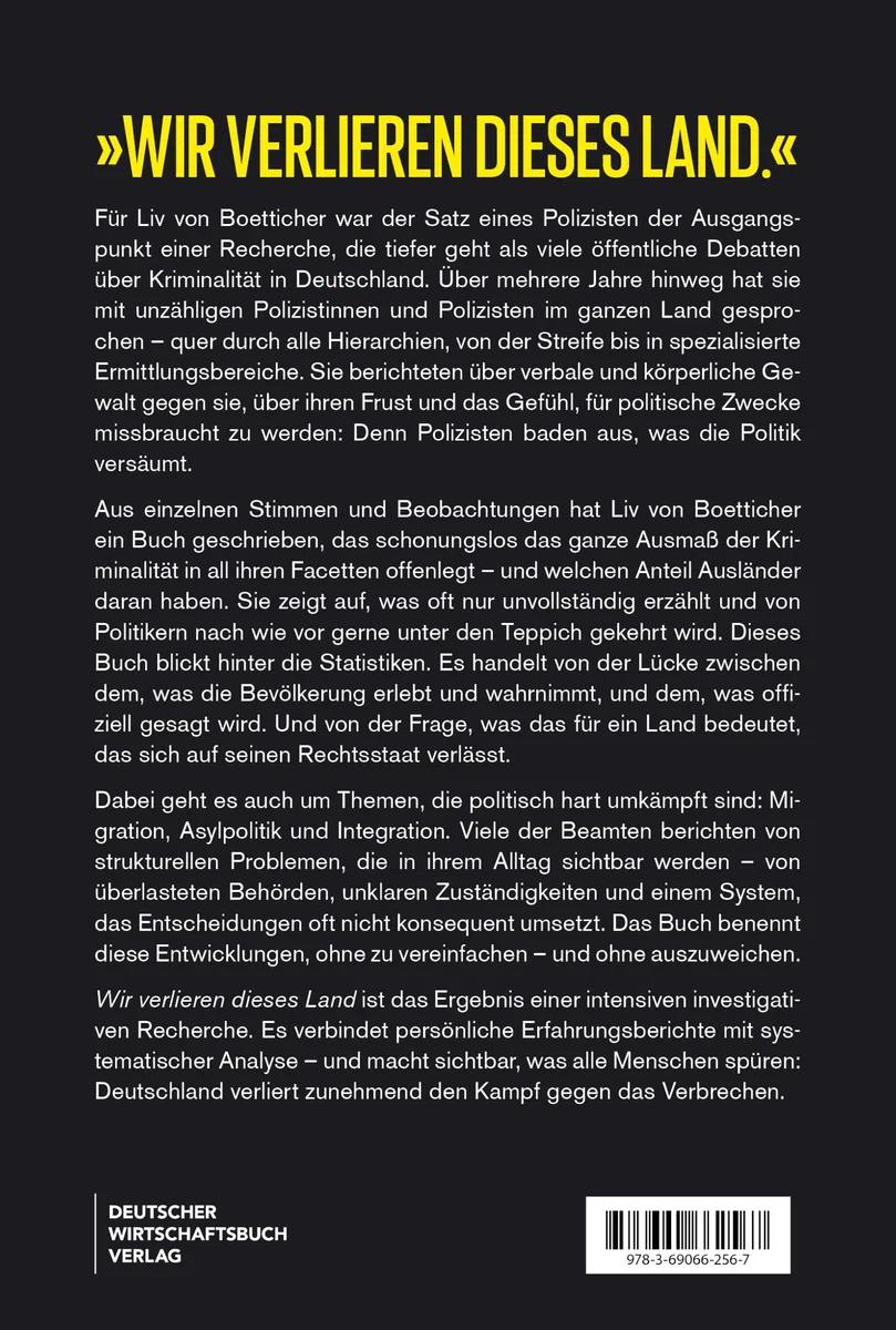 Wir verlieren dieses Land: Polizisten erzählen, worüber niemand offen spricht