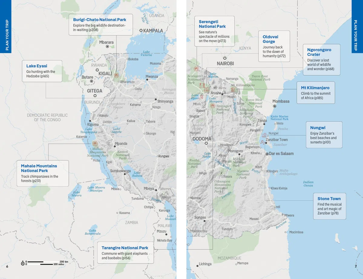 Tanzania - 8ed -Anglais: Plan the Trip of a Lifetime | Detailed Itineraries & Maps | Insider Tips | Covers Dar es Salaam, Zanzibar, Lake Victoria and more