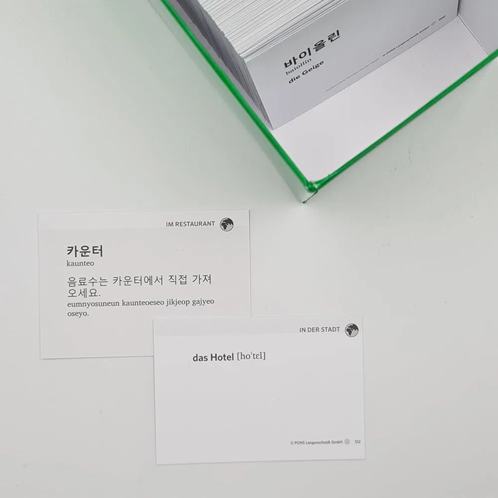 PONS Power-Vokabelbox Koreanisch in 4 Wochen: Schnell und einfach Vokabeln lernen mit 800 Karten
