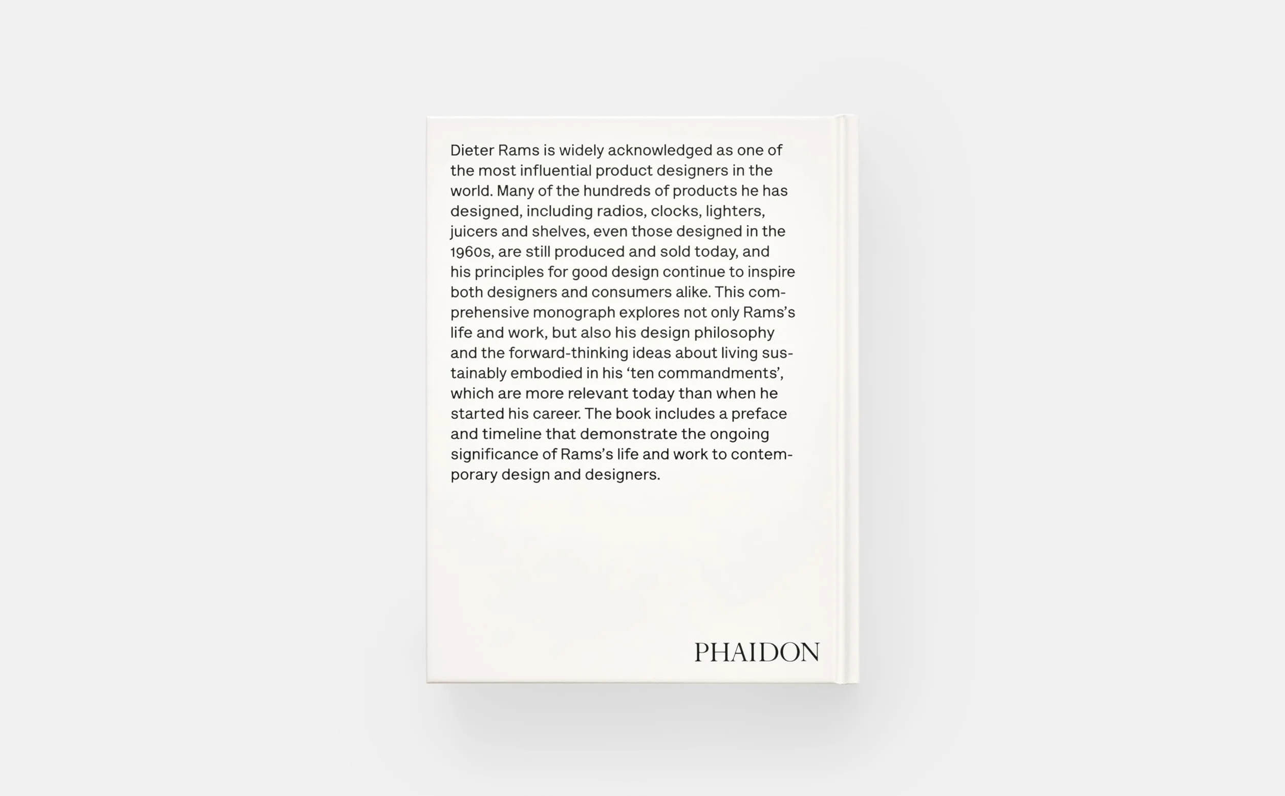 Dieter Rams: As Little Design as Possible