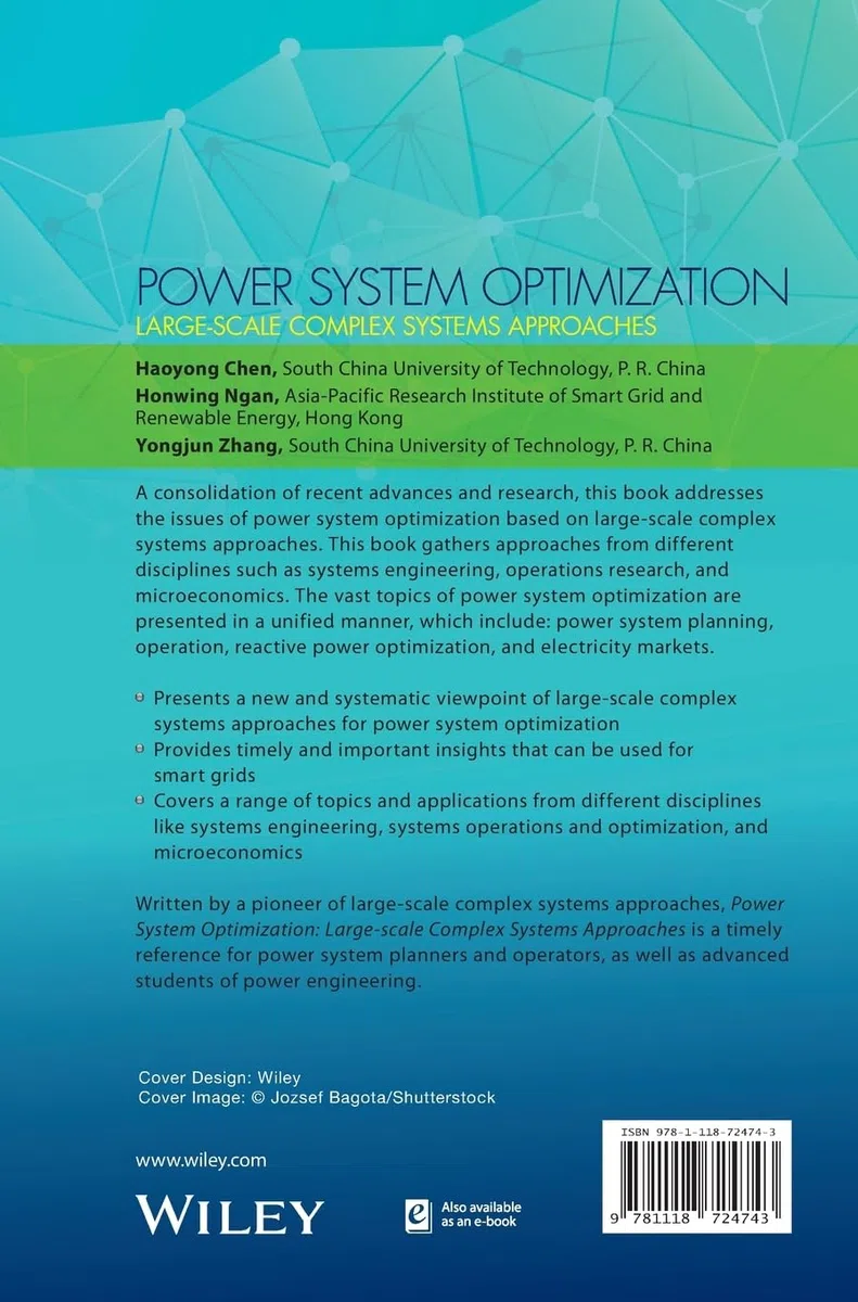 Power System Optimization: Large-Scale Complex Systems Approaches