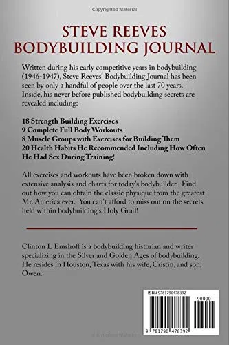 Steve Reeves Bodybuilding Journal: An Analysis