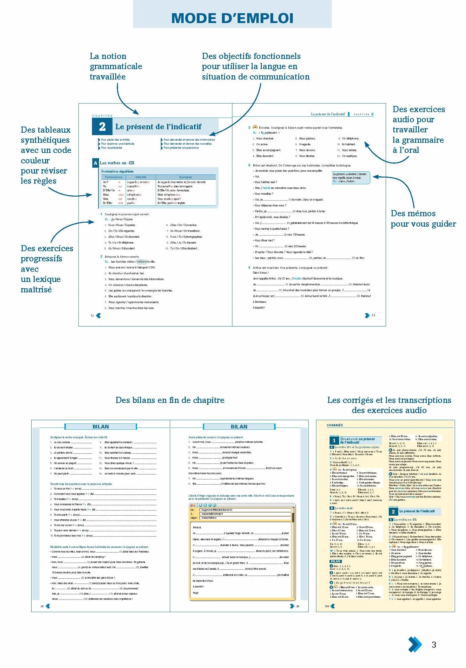En Contexte - Exercices de grammaire (A1): Vol. 1