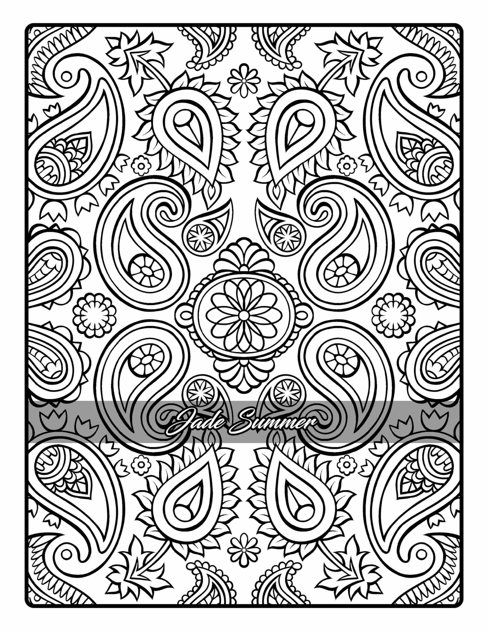 Elegant Patterns: Coloring Book for Adults with Beautiful Patterns for Mindfulness, Stress Relief, and Relaxation