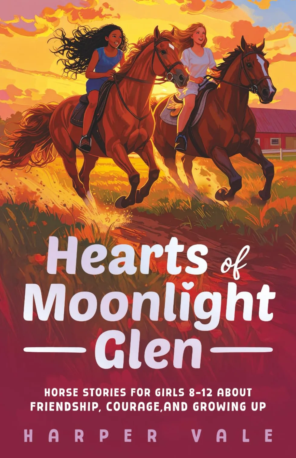 Hearts of Moonlight Glen: Horse Stories for Girls 8–12 About Friendship, Courage, and Growing Up