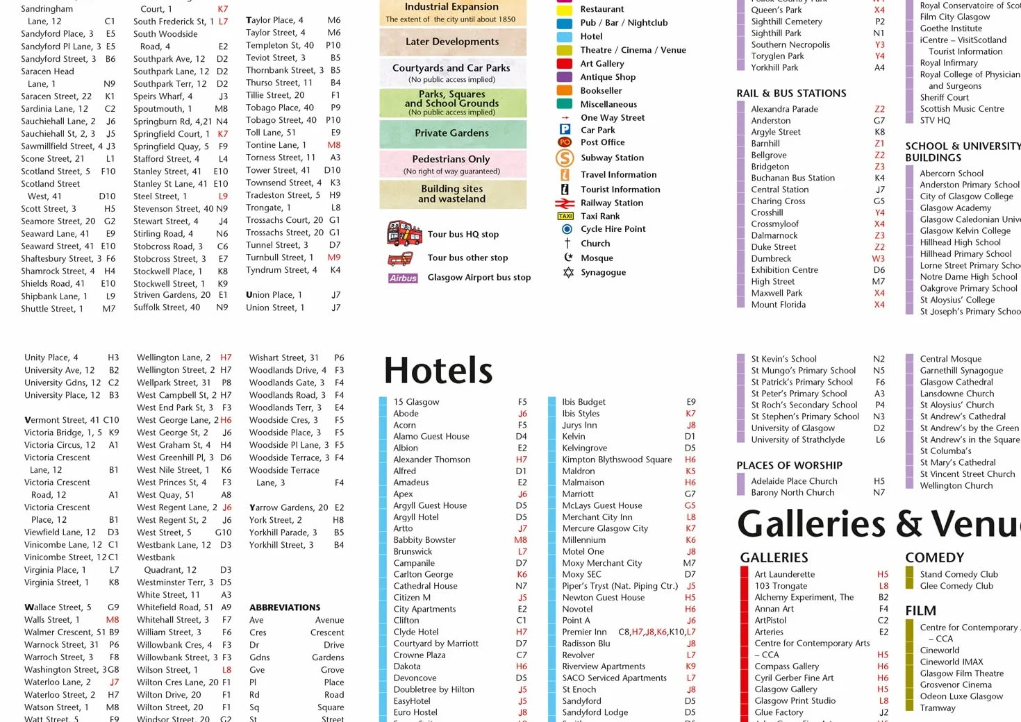Discovering Glasgow Illustrated Map: Ideal for exploring