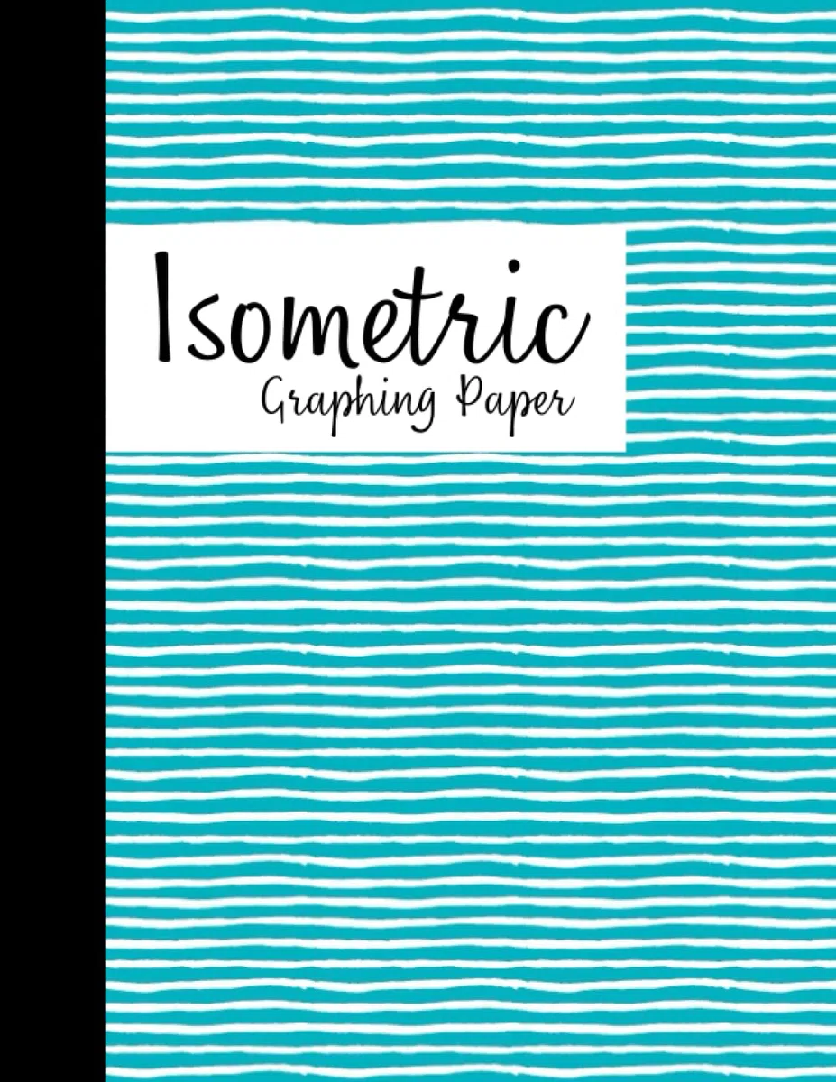 Isometric Graphing Paper: Isometric Graph Notebook & Journal | Nautical Stripes