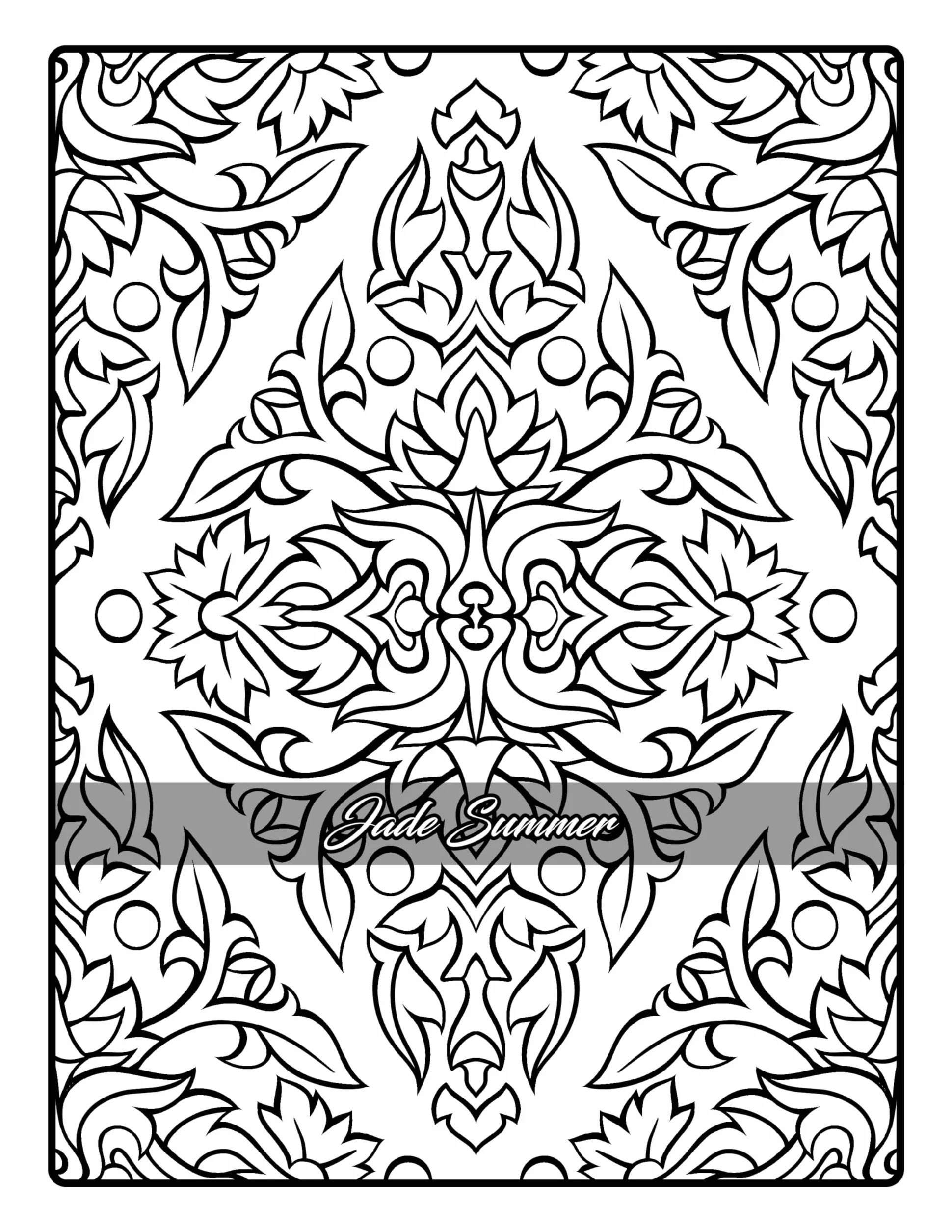 Elegant Patterns: Coloring Book for Adults with Beautiful Patterns for Mindfulness, Stress Relief, and Relaxation