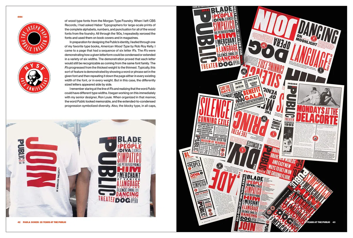 Paula Scher: Twenty-Five Years at the Public: A Love Story