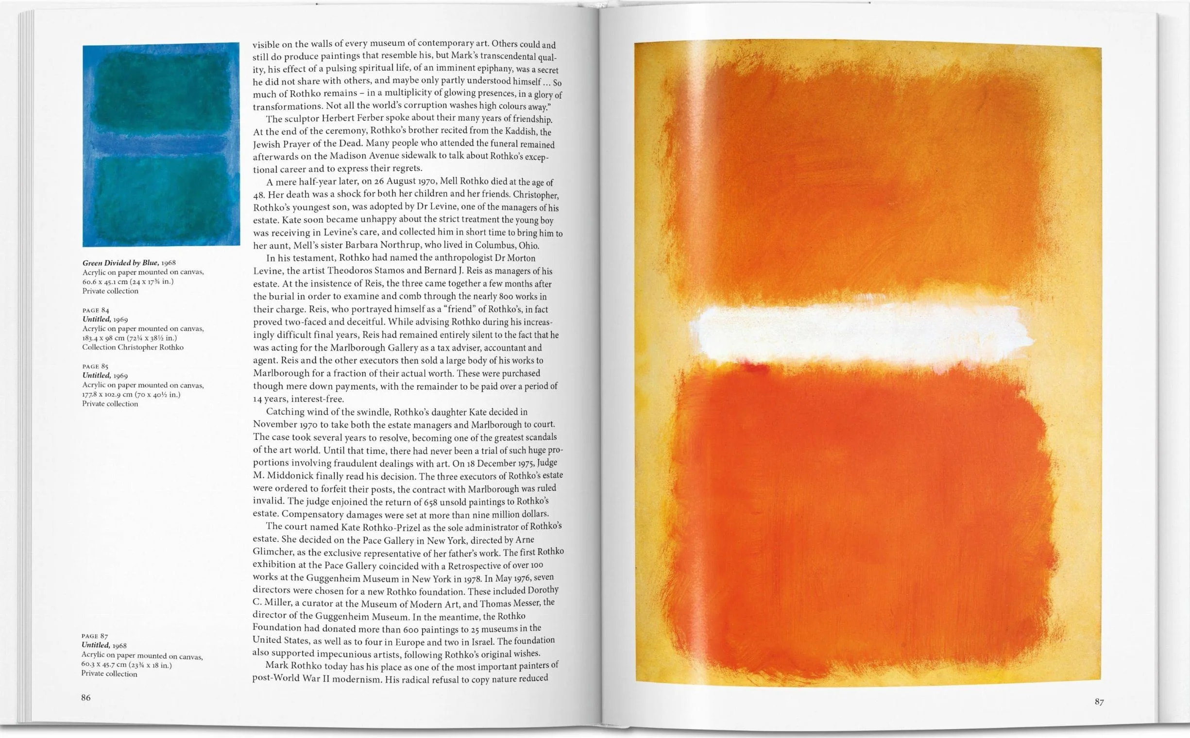 Rothko: 1903-1970: Pictures As Drama