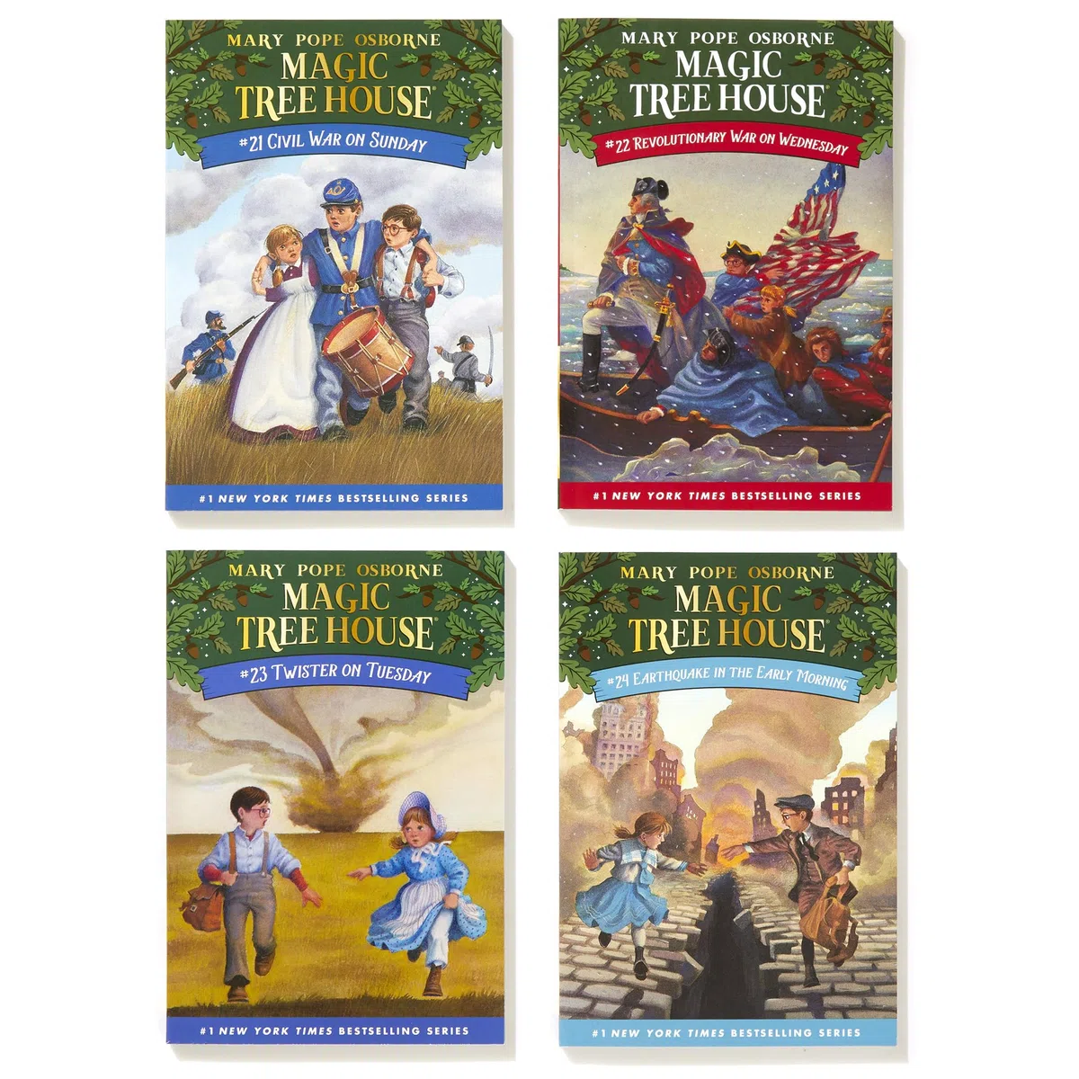 Magic Tree House Books 21-24 Boxed Set: American History Quartet