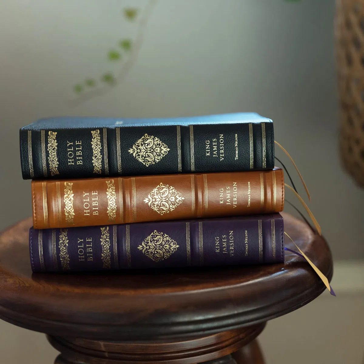 Kjv, Sovereign Collection Bible, Personal Size, Genuine Leather, Black, Red Letter Edition, Comfort Print: Holy Bible, King James Version