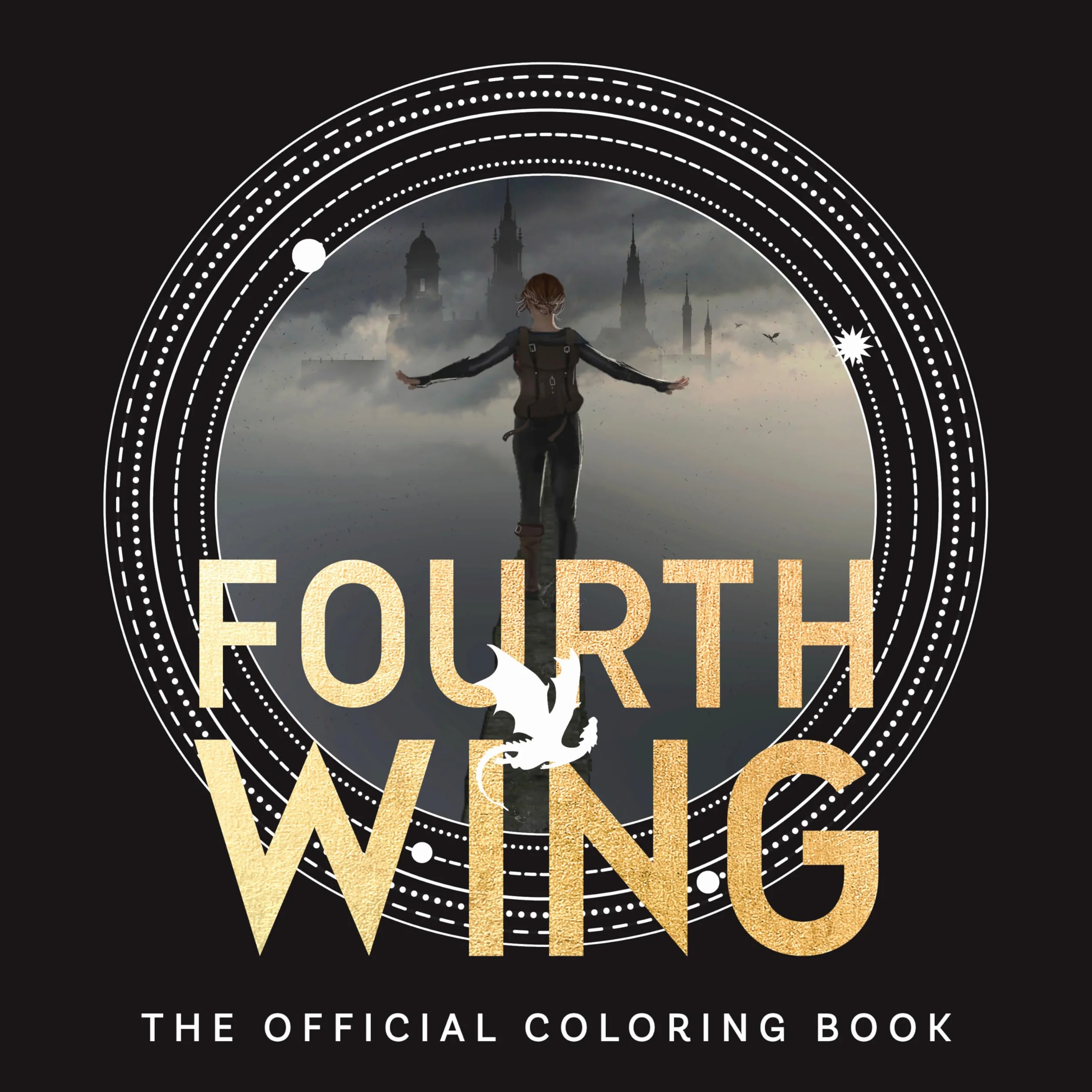 Fourth Wing: The Official Coloring Book