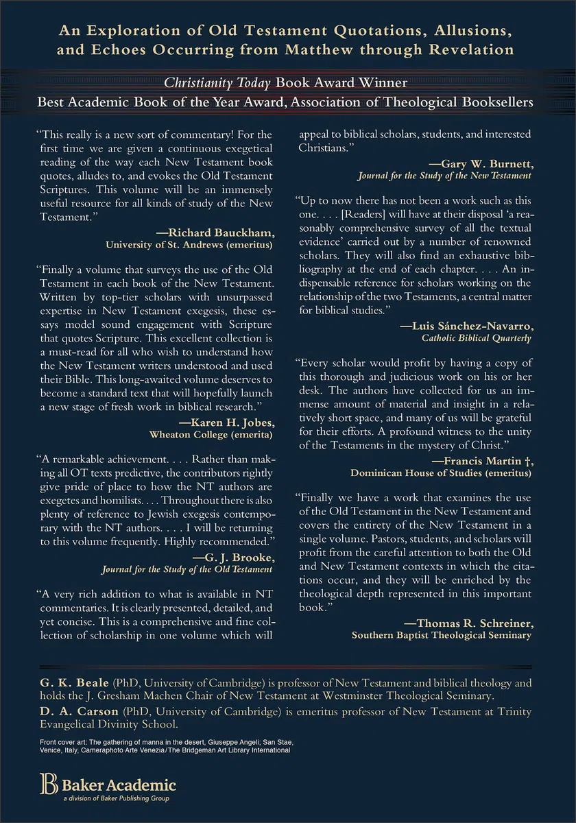 Commentary on the New Testament Use of the Old Testament