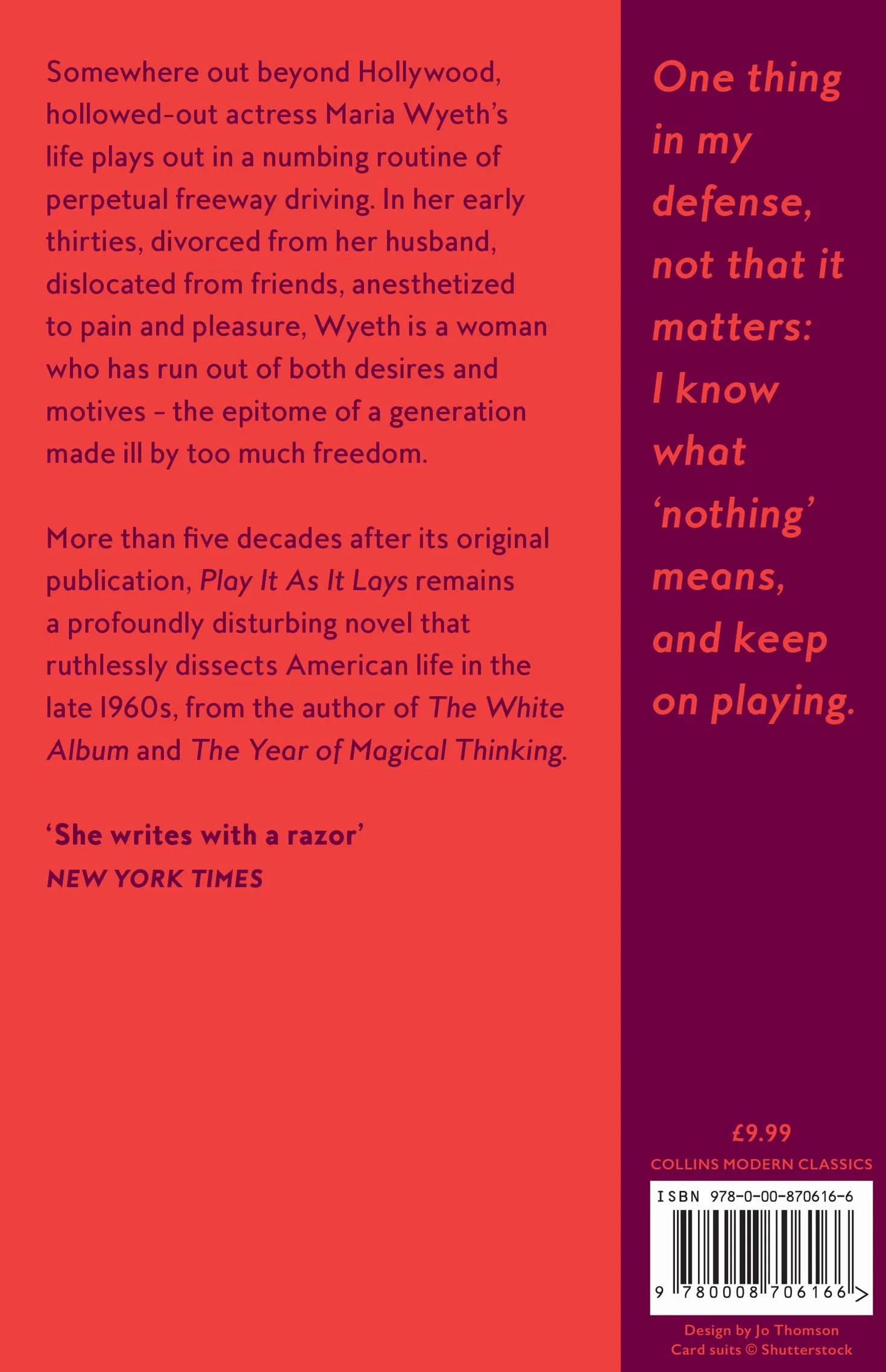 Play It As It Lays: From the author of The Year of Magical Thinking