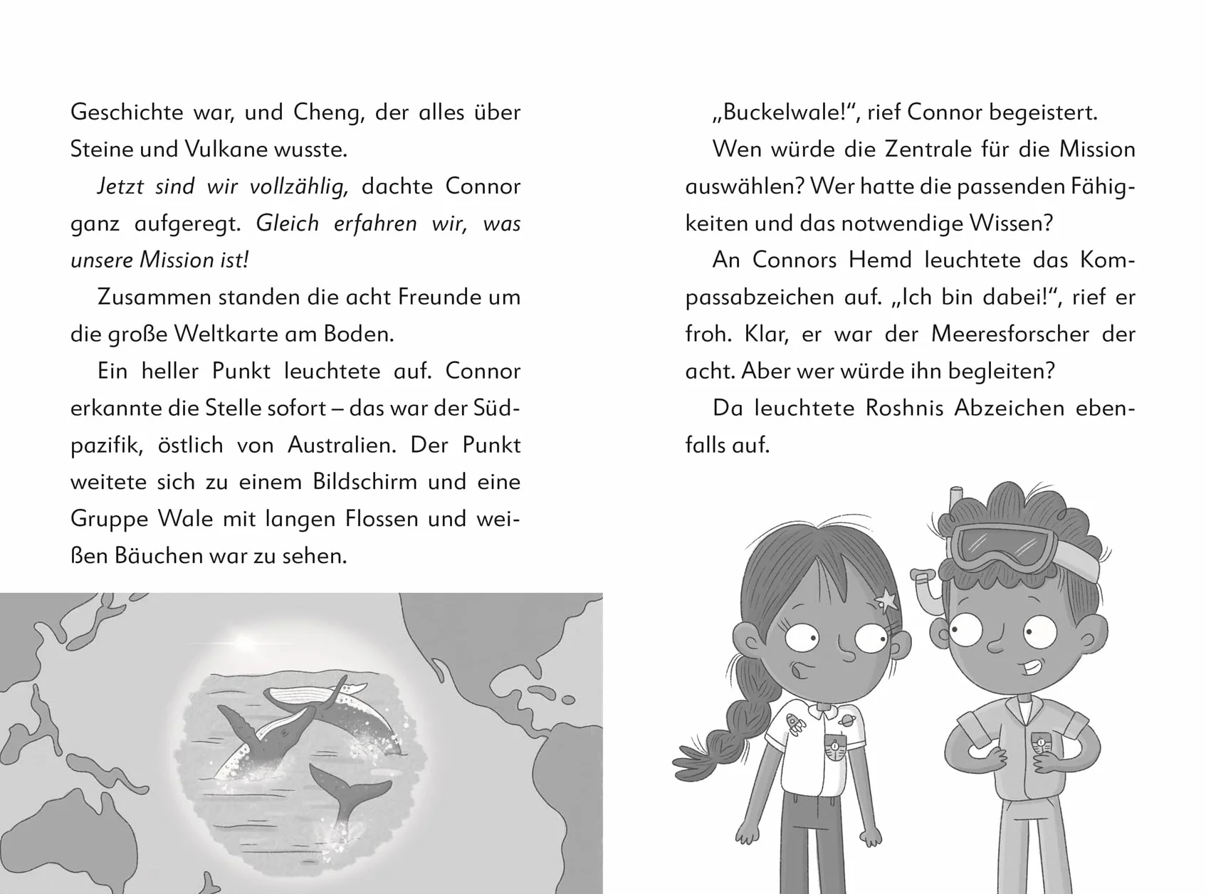 Ein Fall für die Forscher-Kids 1. Rettet die Wale!: Eine Abenteuergeschichte voller Action, Magie und spannendem Wissen. Für Kinder ab 7 Jahren