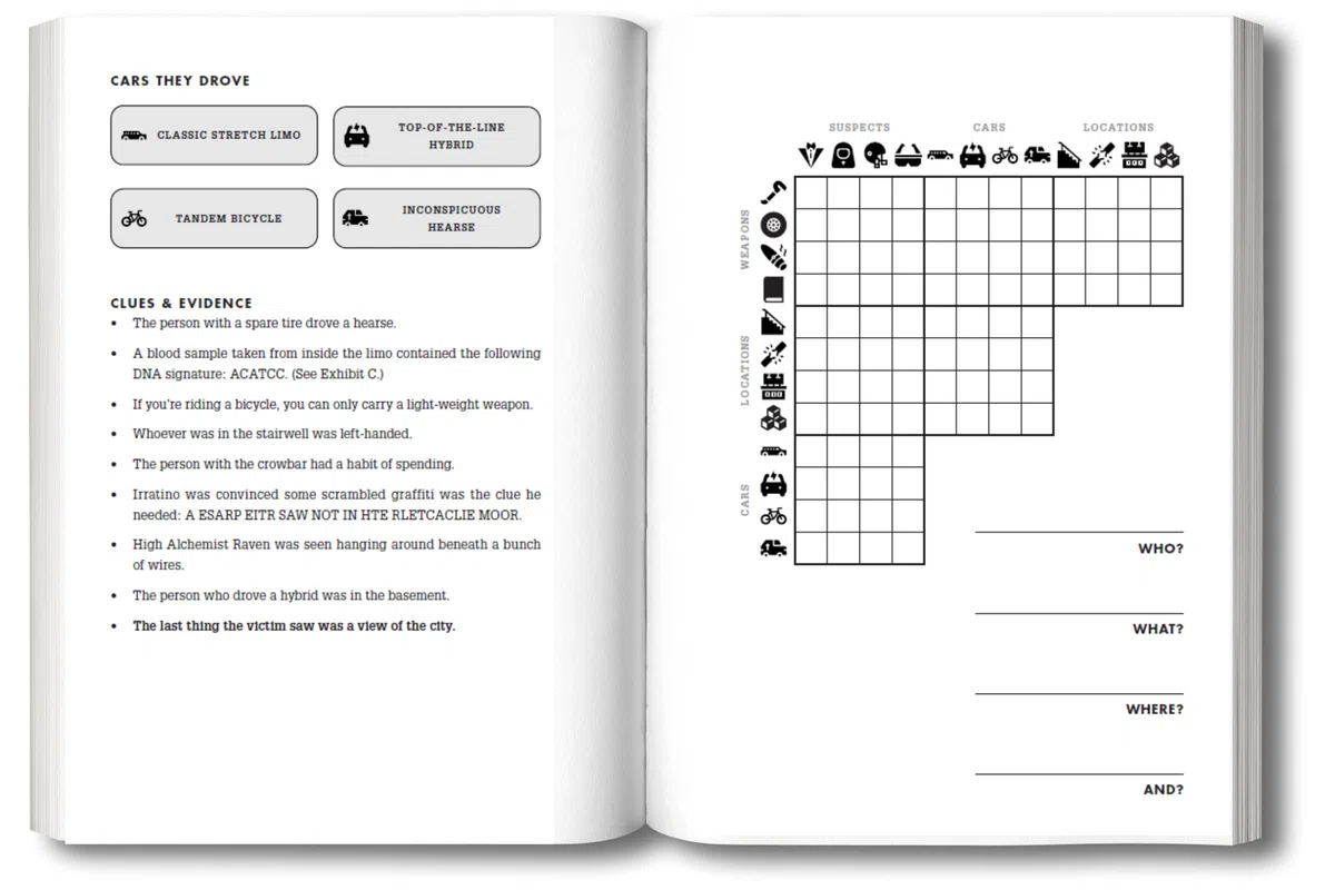 Murdle: Volume 2: 100 Elementary to Impossible Mysteries to Solve Using Logic, Skill, and the Power of Deduction