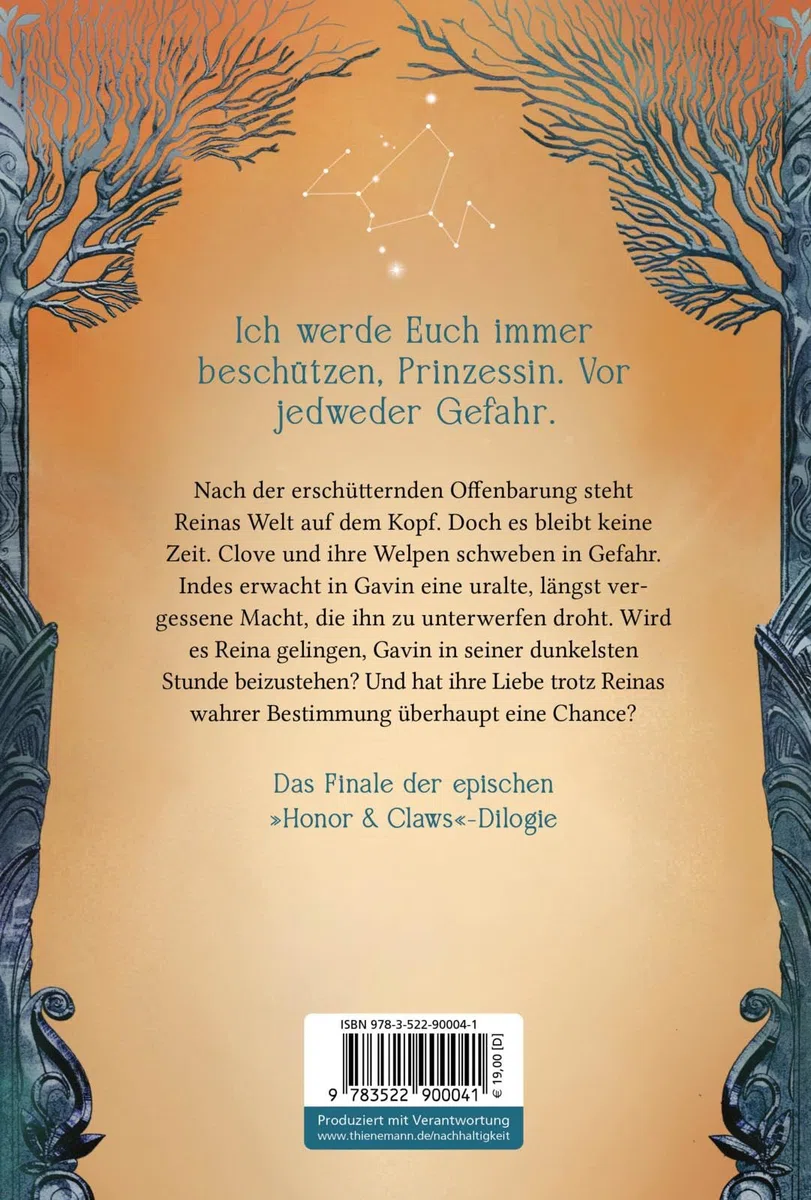 Honor & Claws 2: Captured Stars: Magische Wesen und ein Sternenvolk in einer düsteren Welt. Star-crossed Lovers-Romantasy mit Tension.