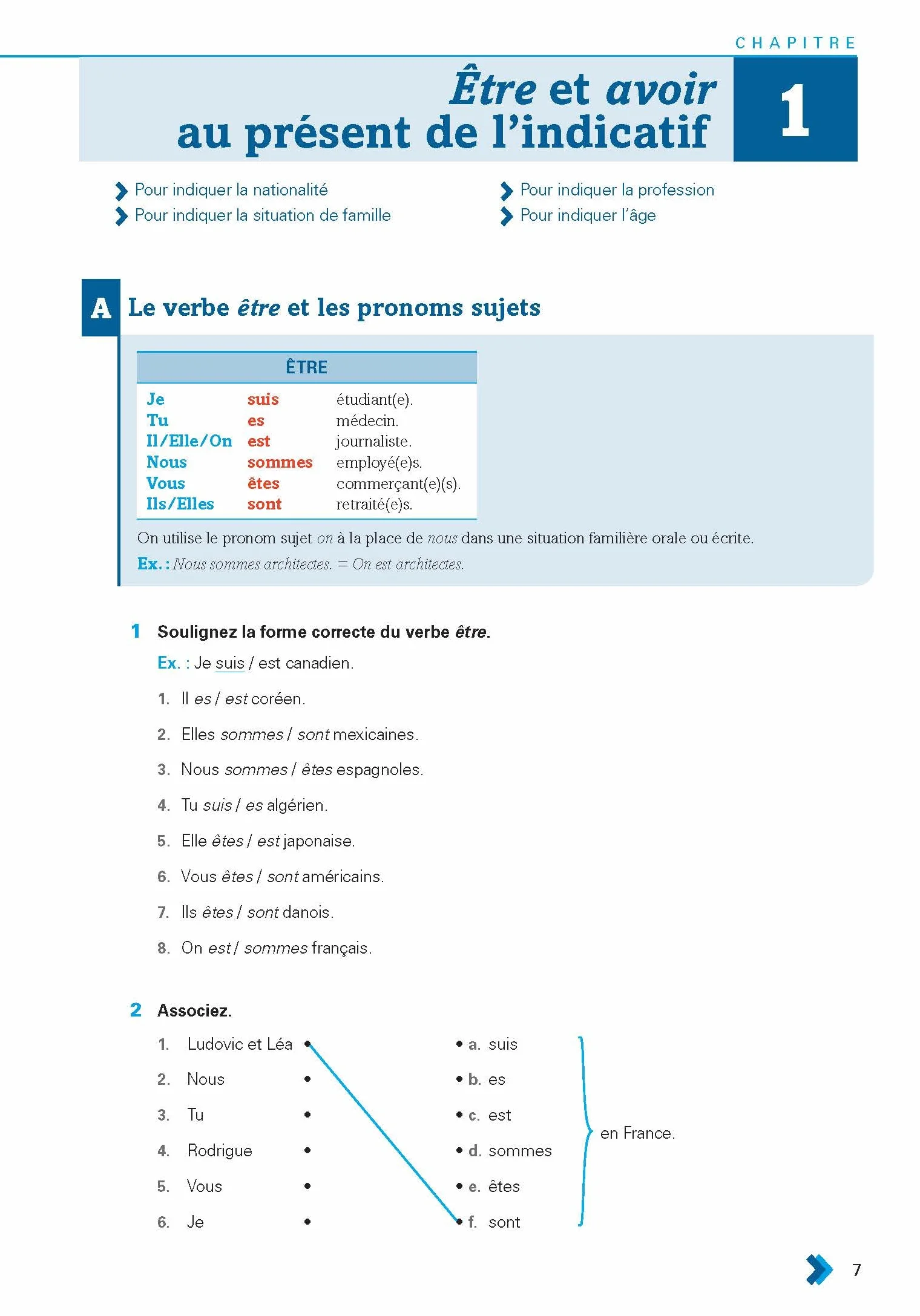 En Contexte - Exercices de grammaire (A1): Vol. 1