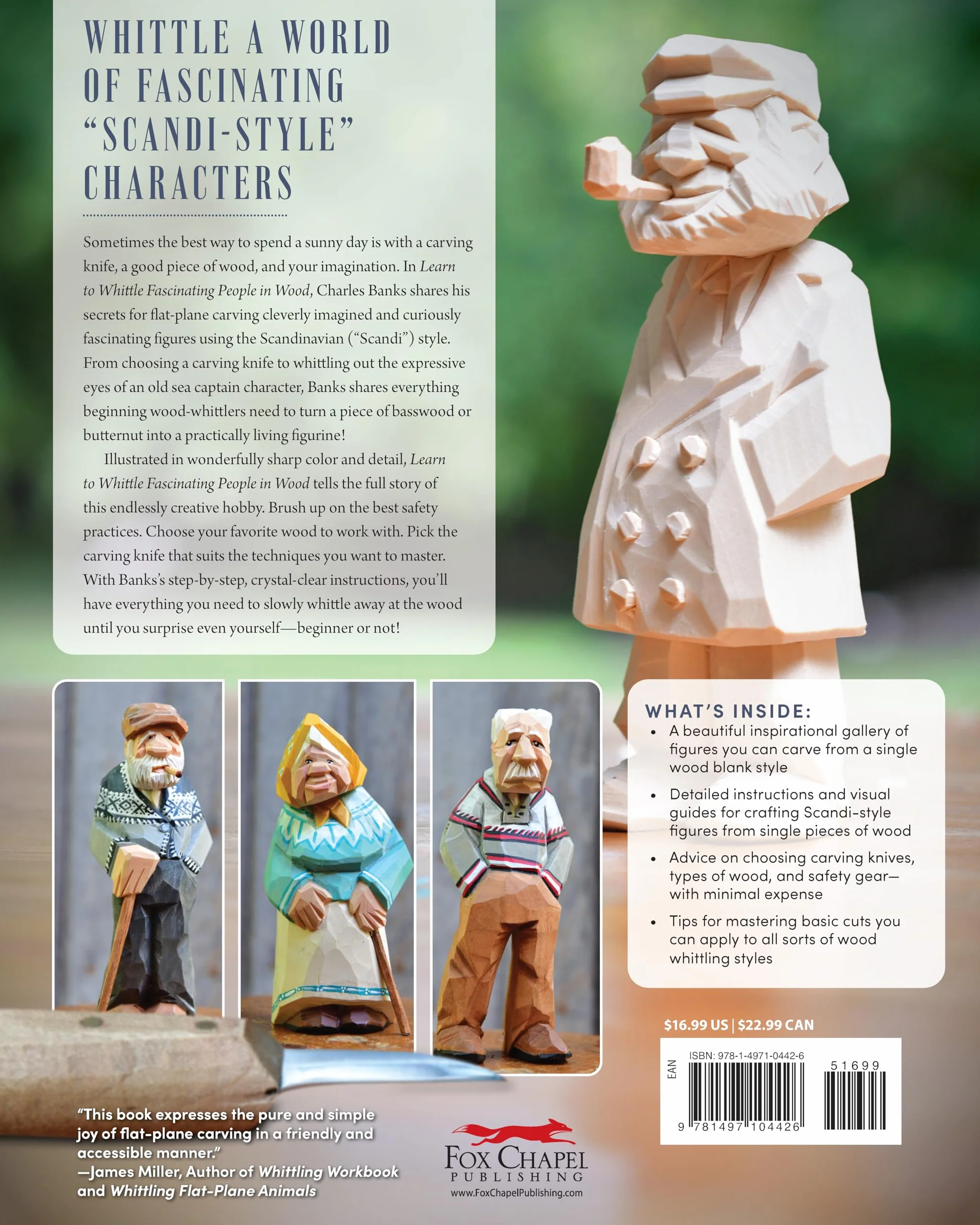 Learn to Whittle Fascinating People in Wood: Make Hundreds of Different Expressions with One Knife