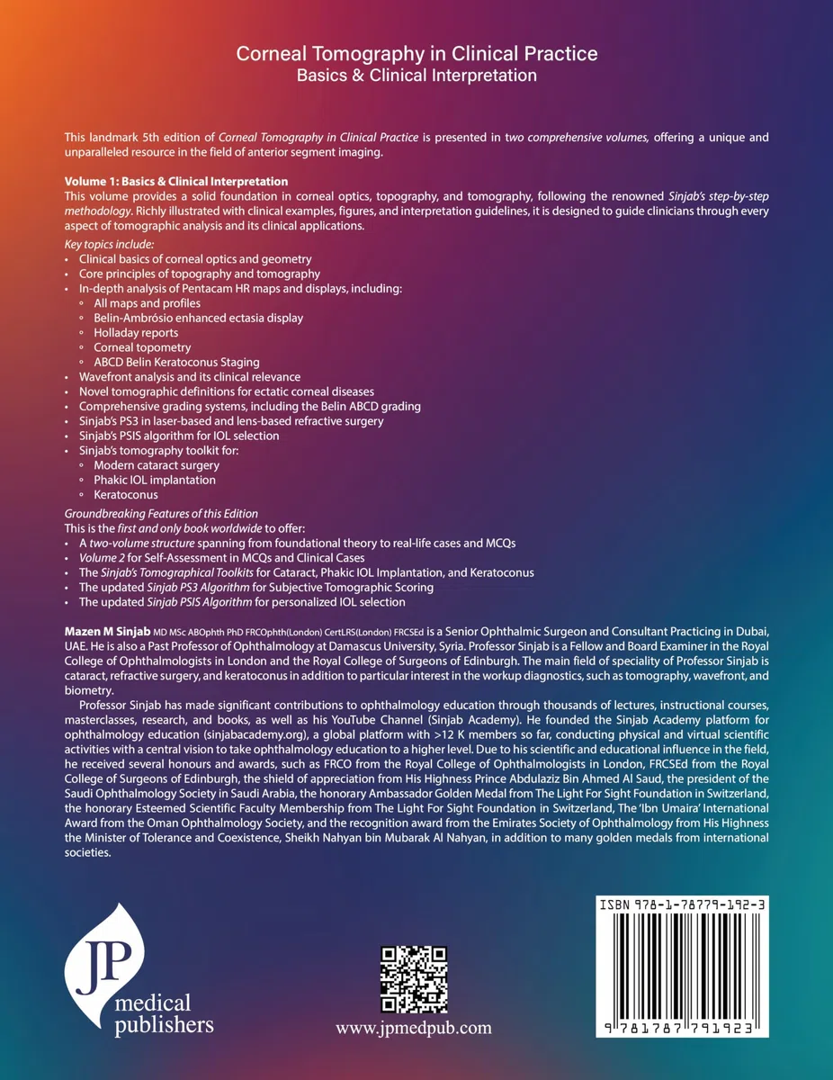 Corneal Tomography in Clinical Practice - Volume 1: Basics and Clinical Interpretation