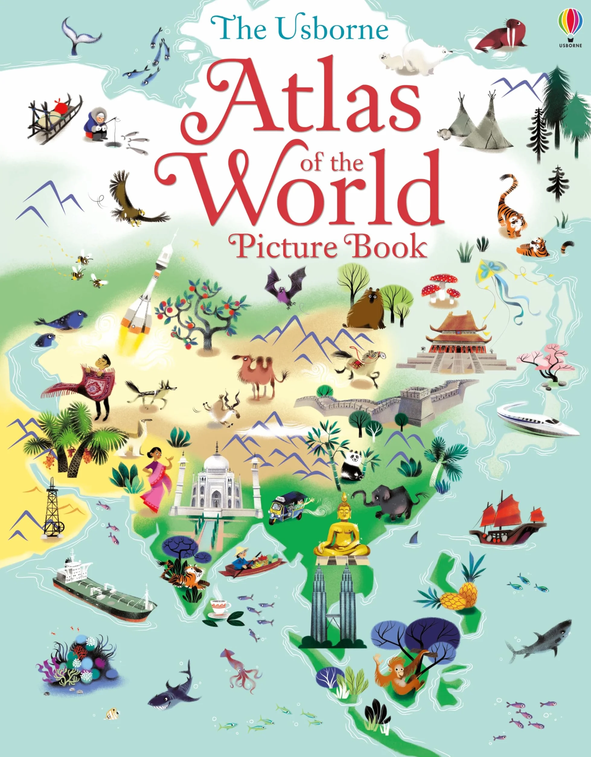 Atlas and Jigsaw Map of the World