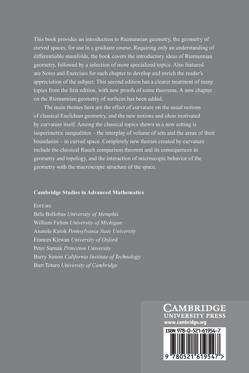 Riemannian Geometry: A Modern Introduction: 98