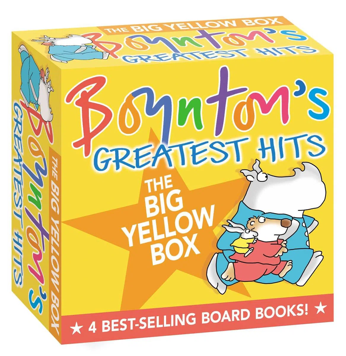 Boynton's Greatest Hits the Big Yellow Box (Boxed Set): The Going to Bed Book; Horns to Toes; Opposites; But Not the Hippopotamus