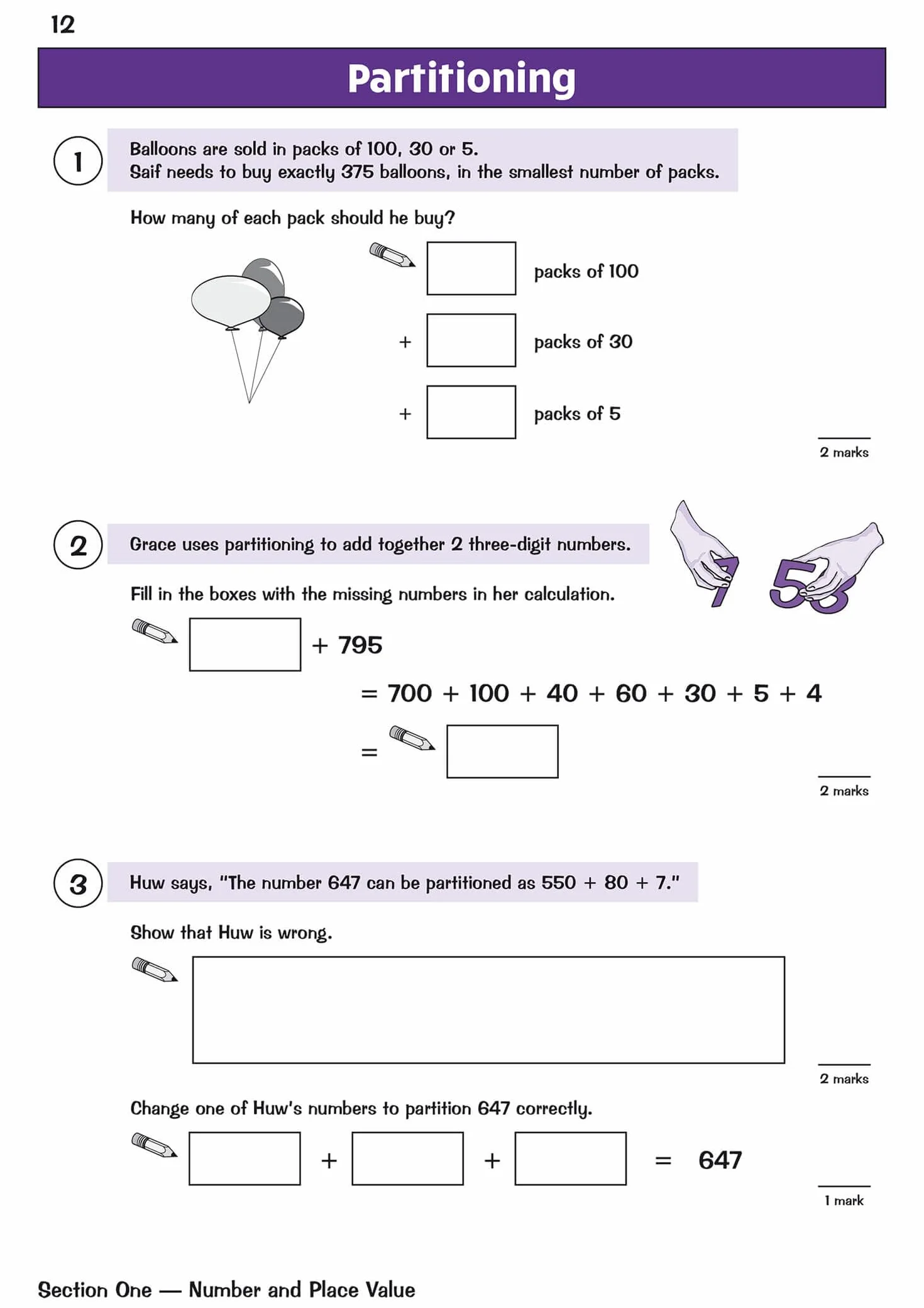 KS2 Maths Year 3 Stretch Targeted Question Book
